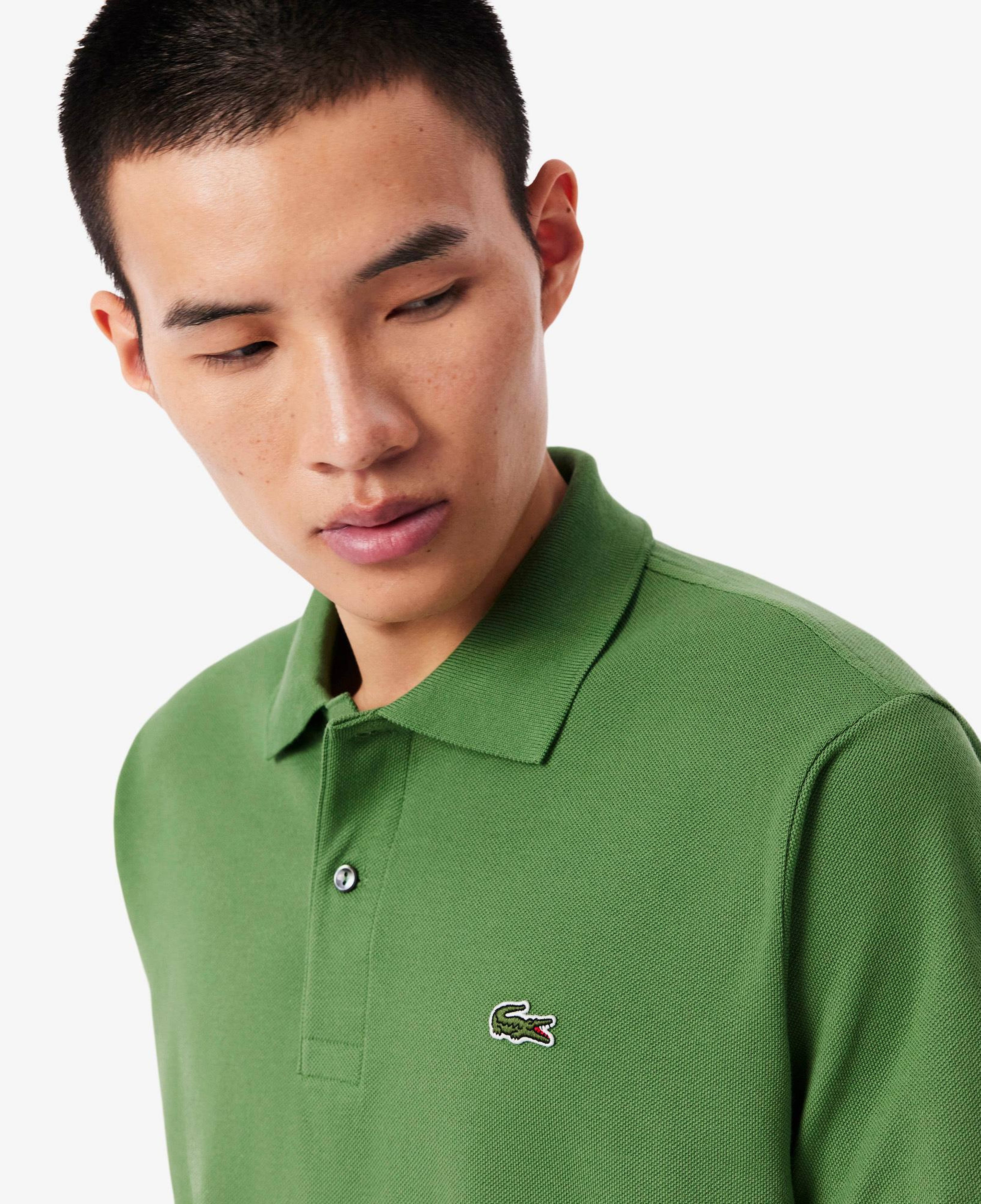 L.12.12 Erkek Classic Fit Yeşil Polo