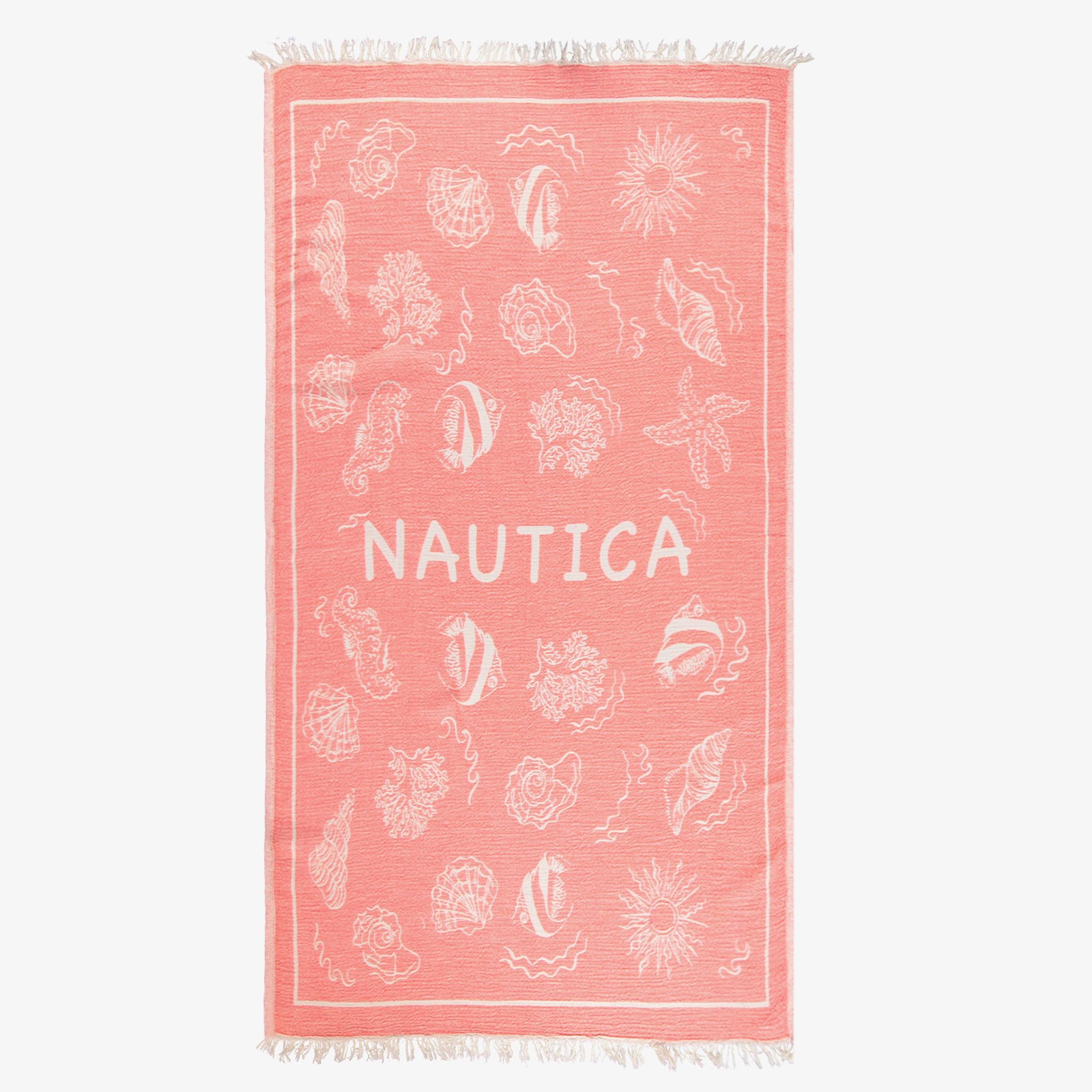 Nautica Unisex Yeşil Desenli Havlu