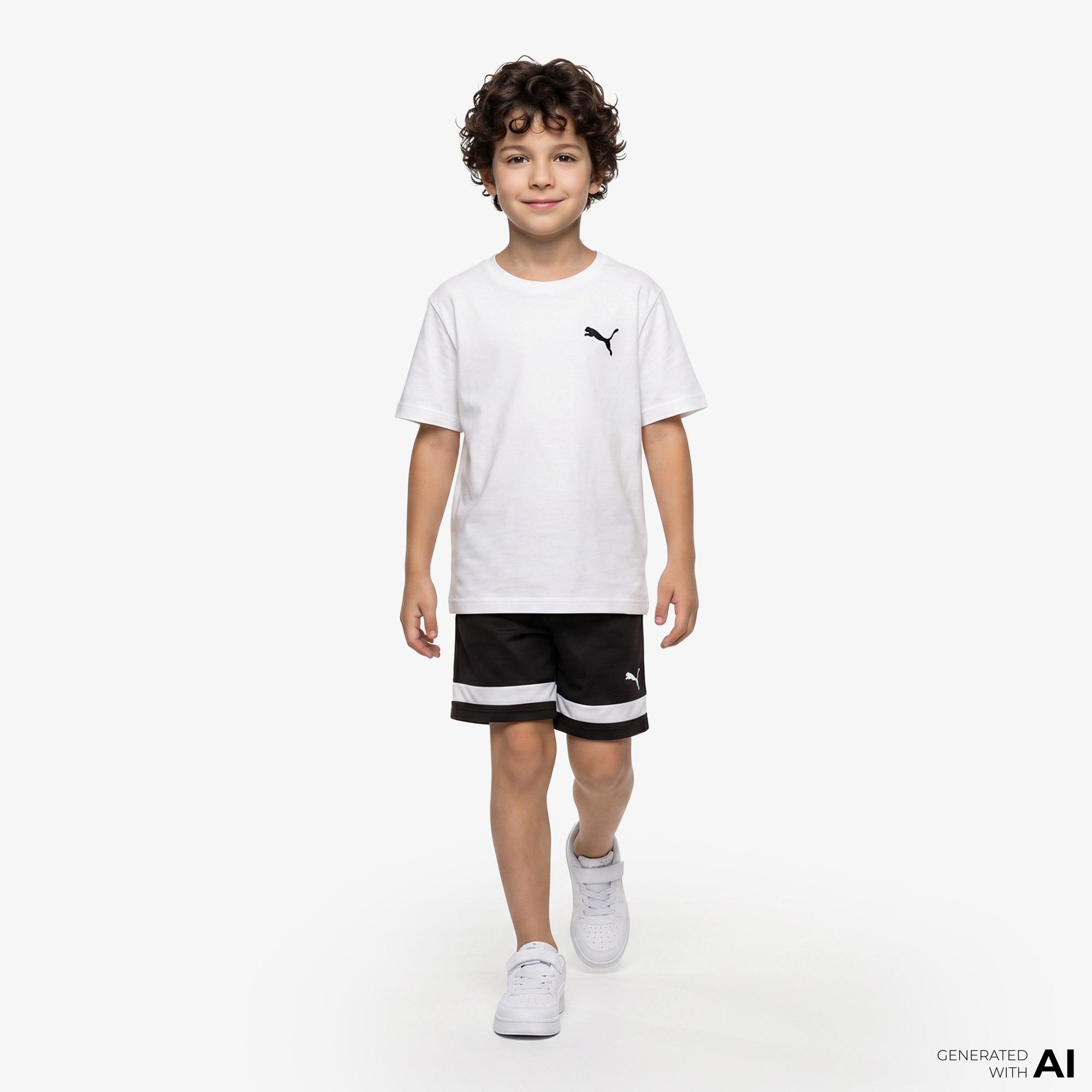 Puma Individualrise Çocuk Siyah Şort