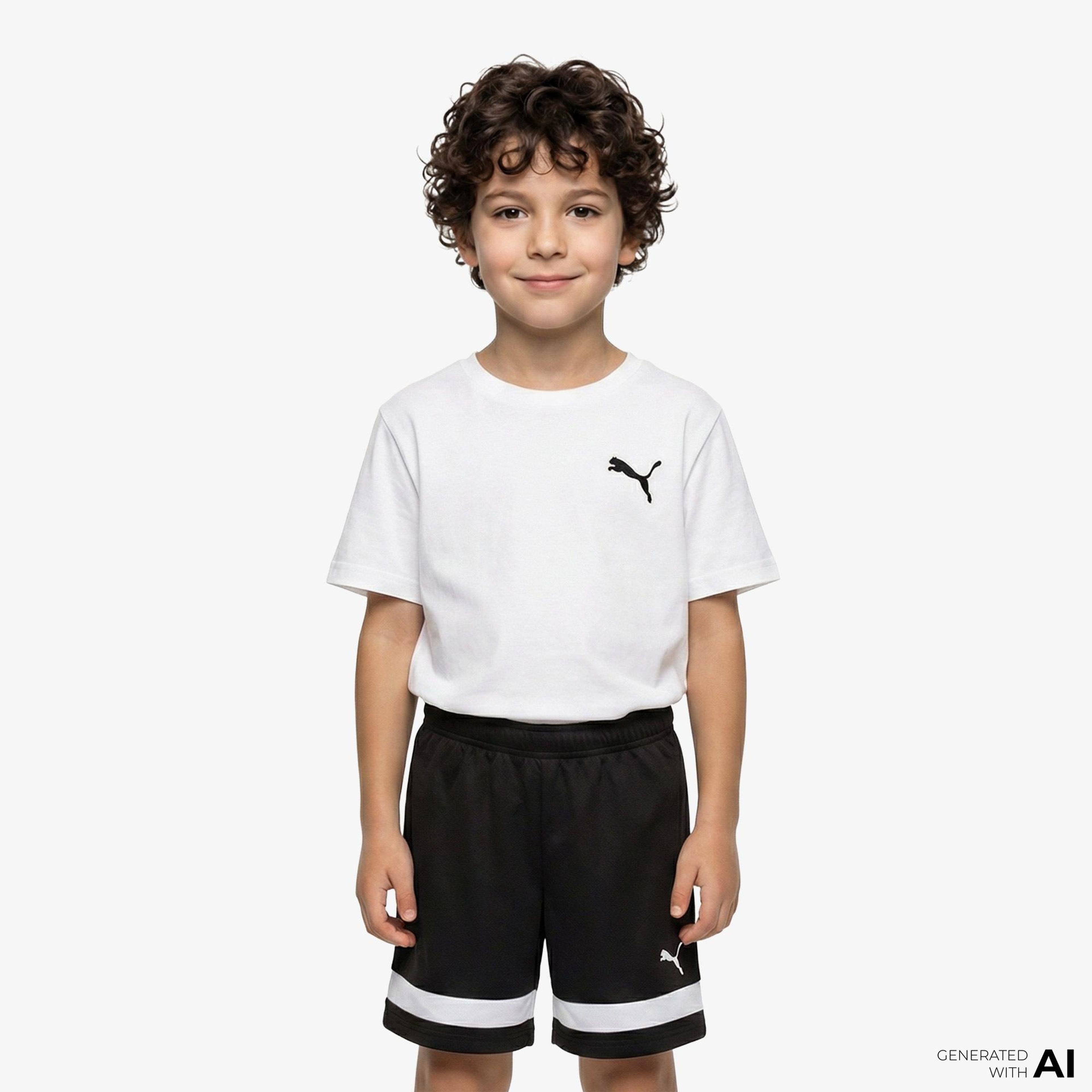 Puma Individualrise Çocuk Siyah Şort