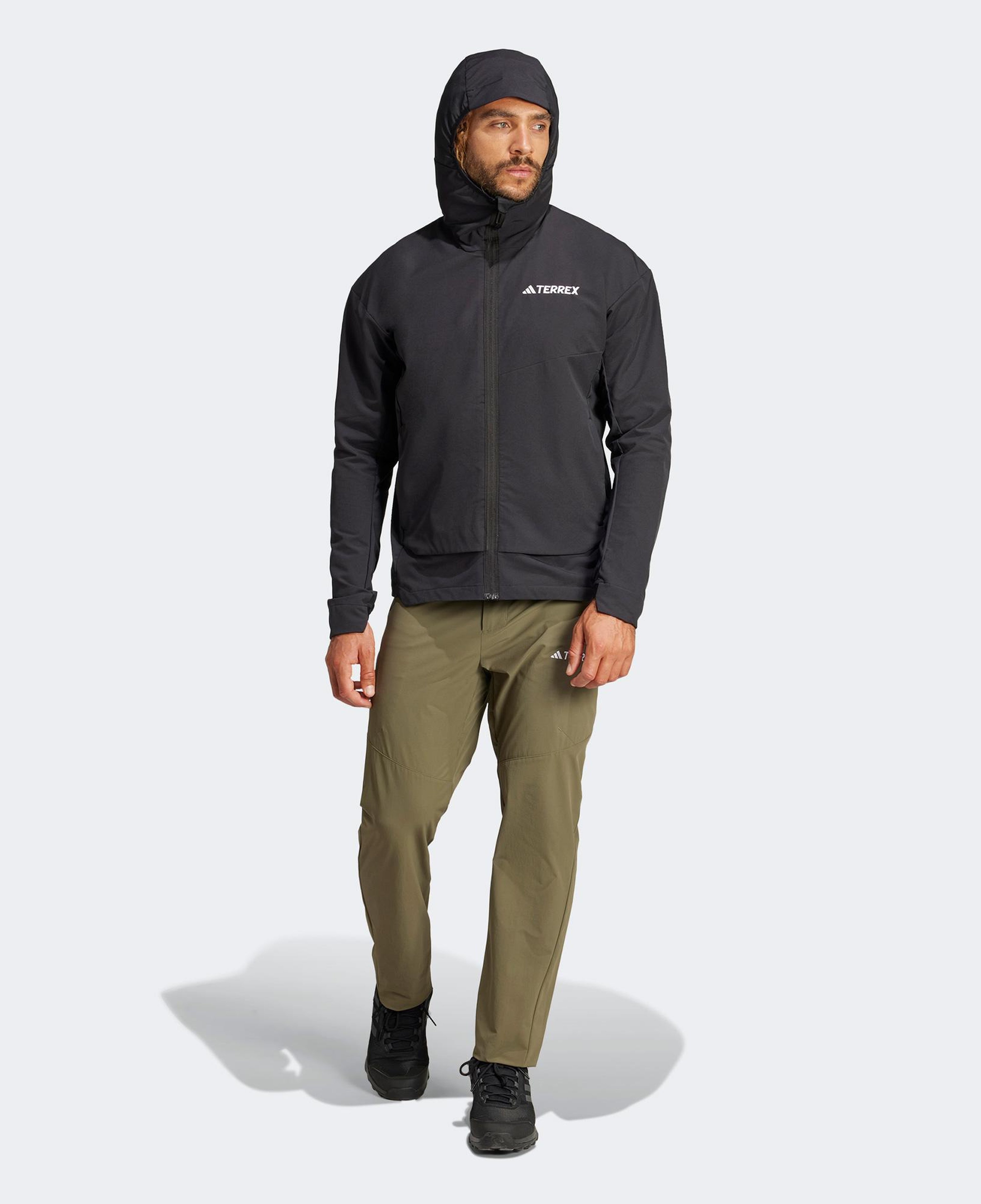 adidas Terrex Multi Soft Shell Erkek Siyah Outdoor Ceket