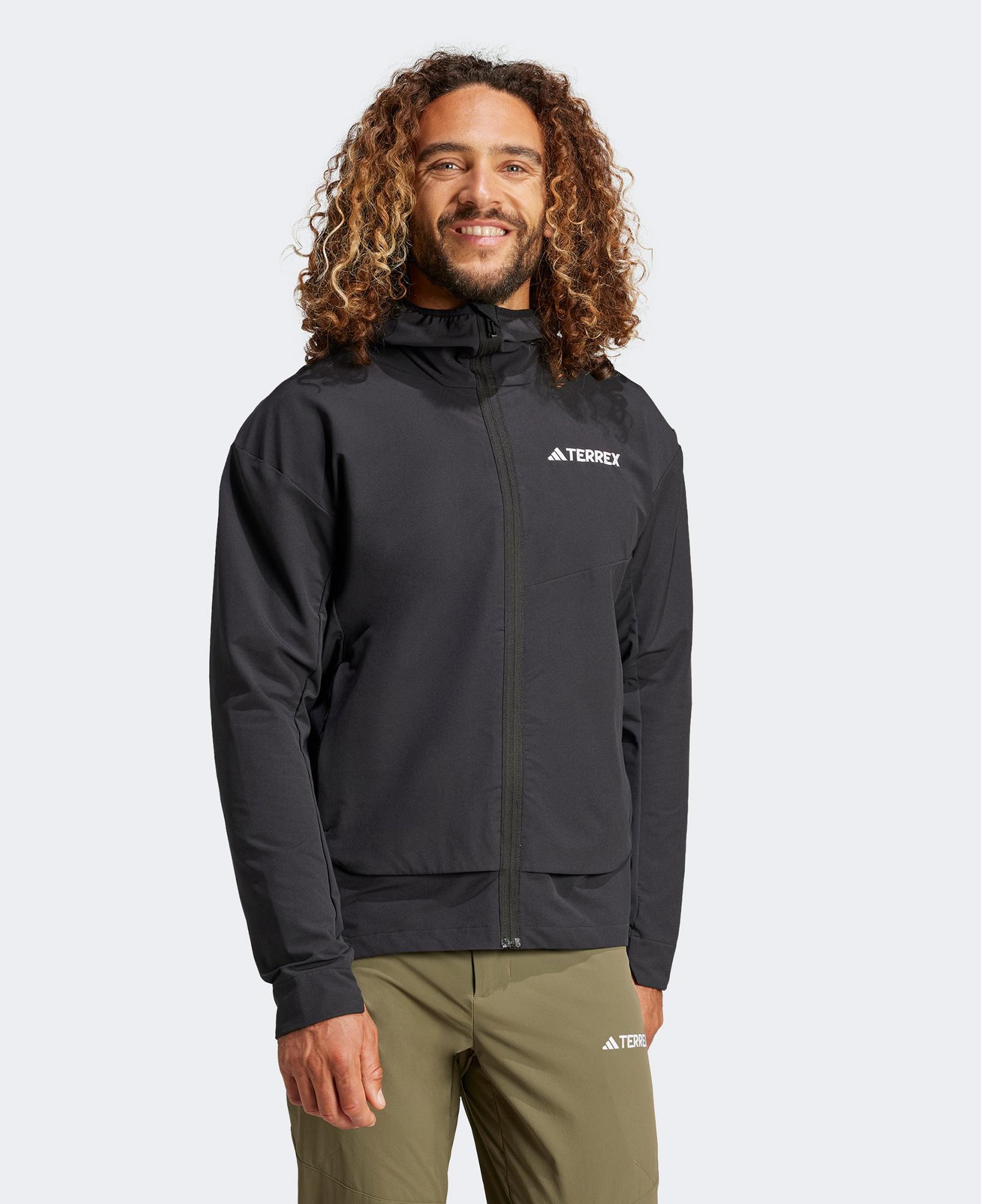 adidas Terrex Multi Soft Shell Erkek Siyah Outdoor Ceket