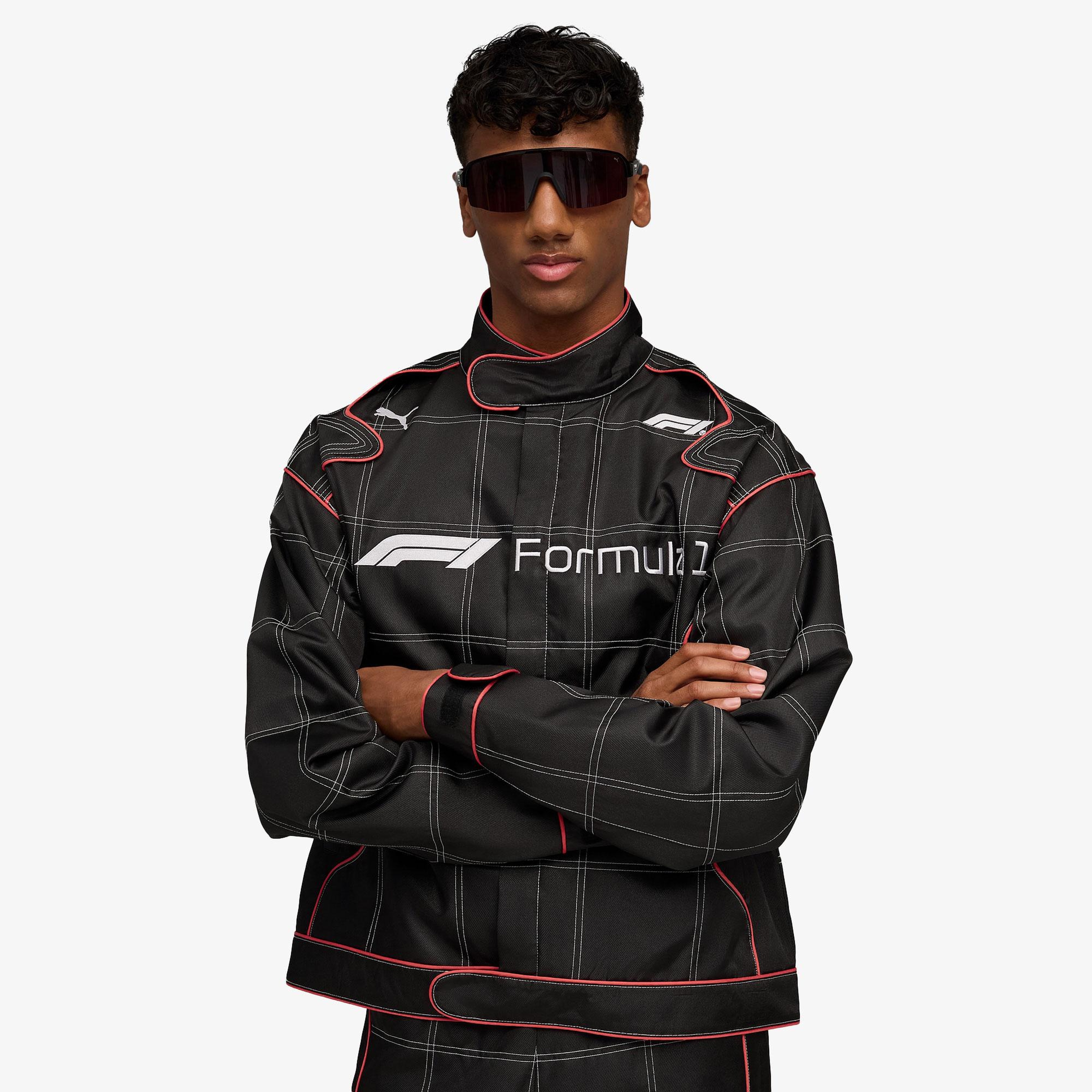 Puma F1 Lifestyle Racing Erkek Siyah Ceket