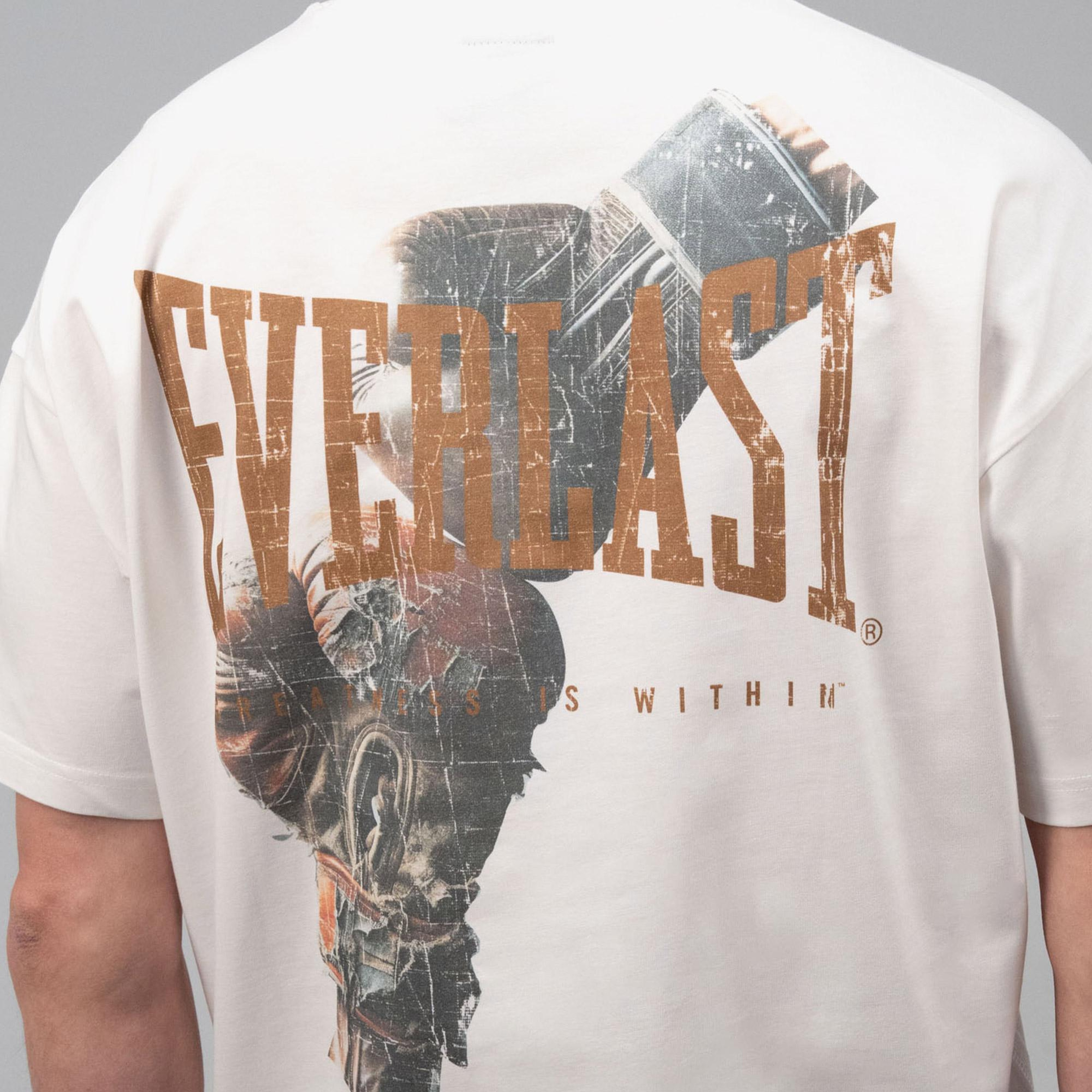 Everlast Boxing Heritage Oversize Beyaz Erkek T-Shirt