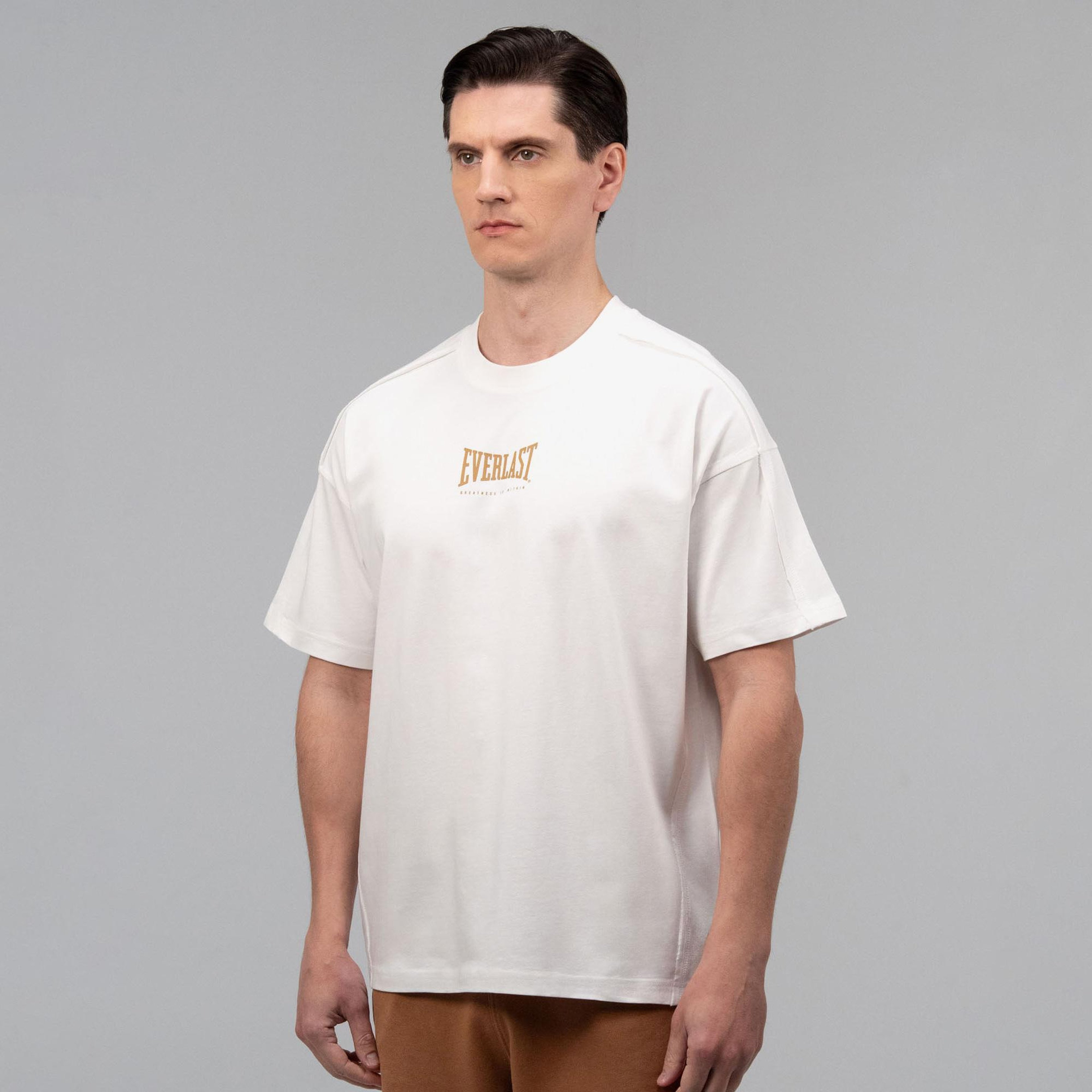Everlast Boxing Heritage Oversize Beyaz Erkek T-Shirt