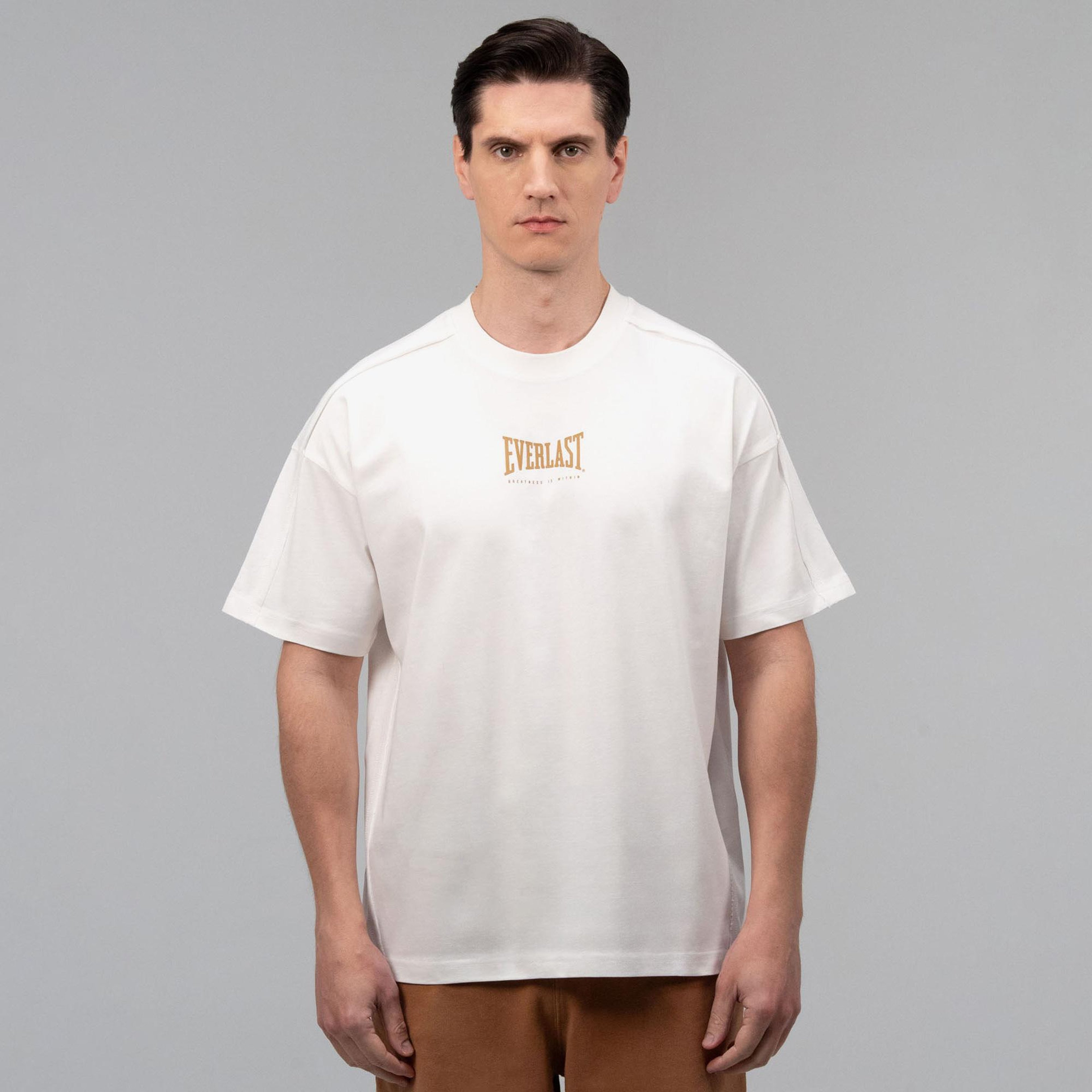 Everlast Boxing Heritage Oversize Beyaz Erkek T-Shirt