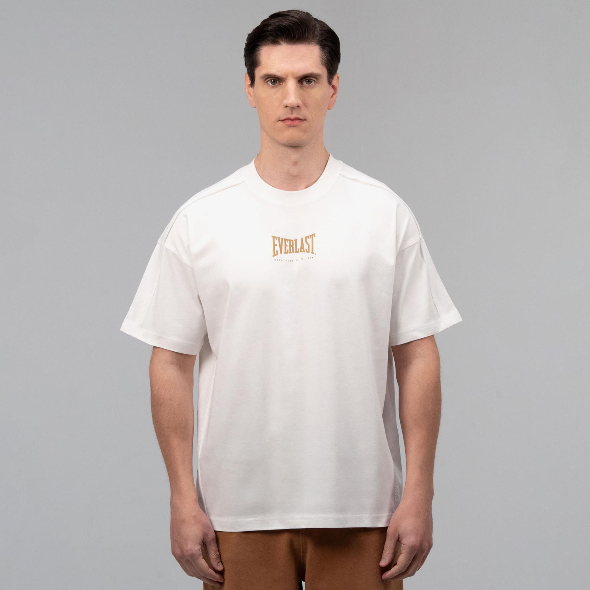Everlast Boxing Heritage Oversize Beyaz Erkek T-Shirt