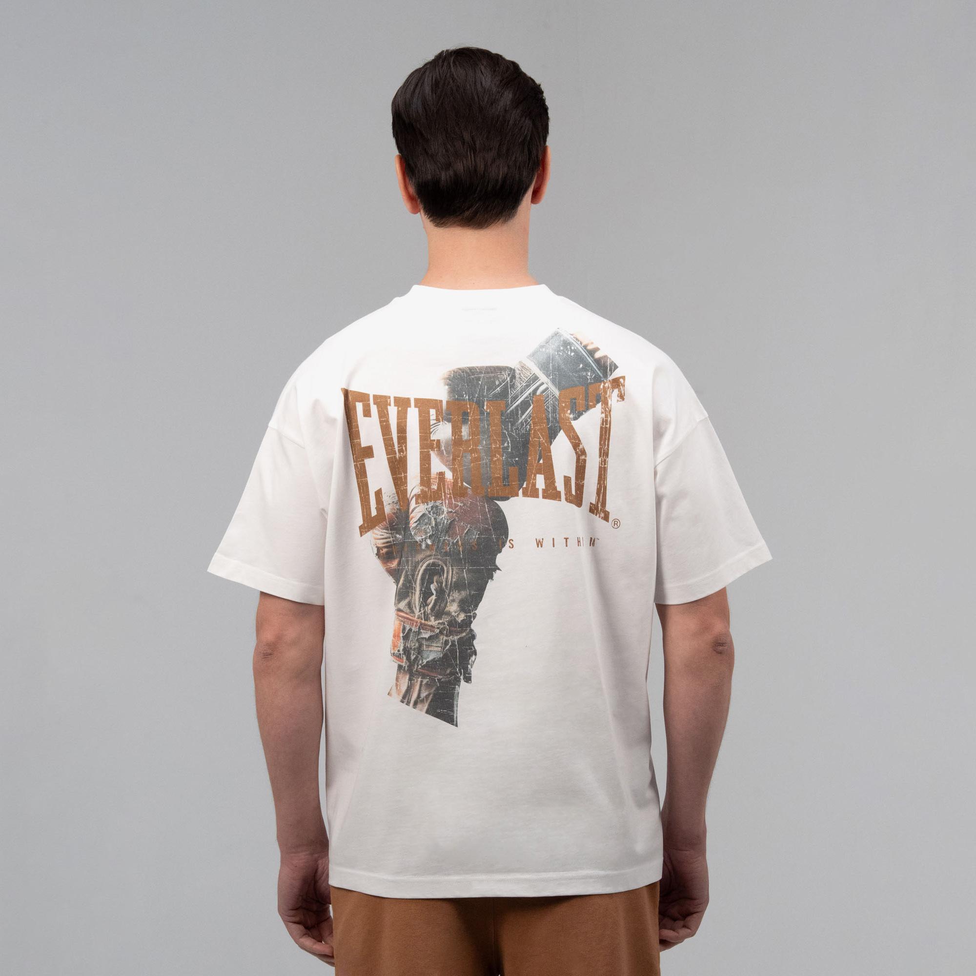 Everlast Boxing Heritage Oversize Beyaz Erkek T-Shirt