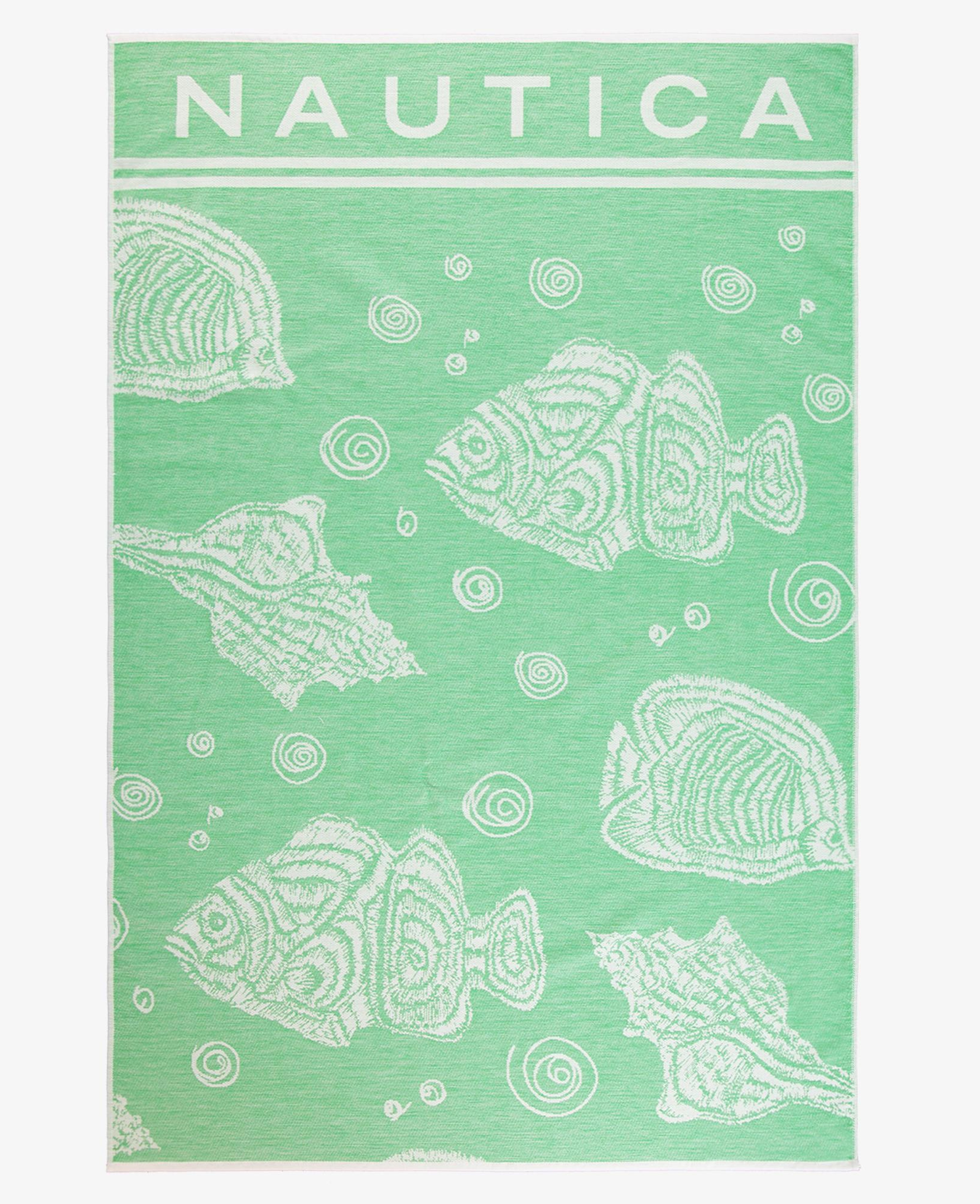 Nautica Unisex Kırmızı Desenli Havlu