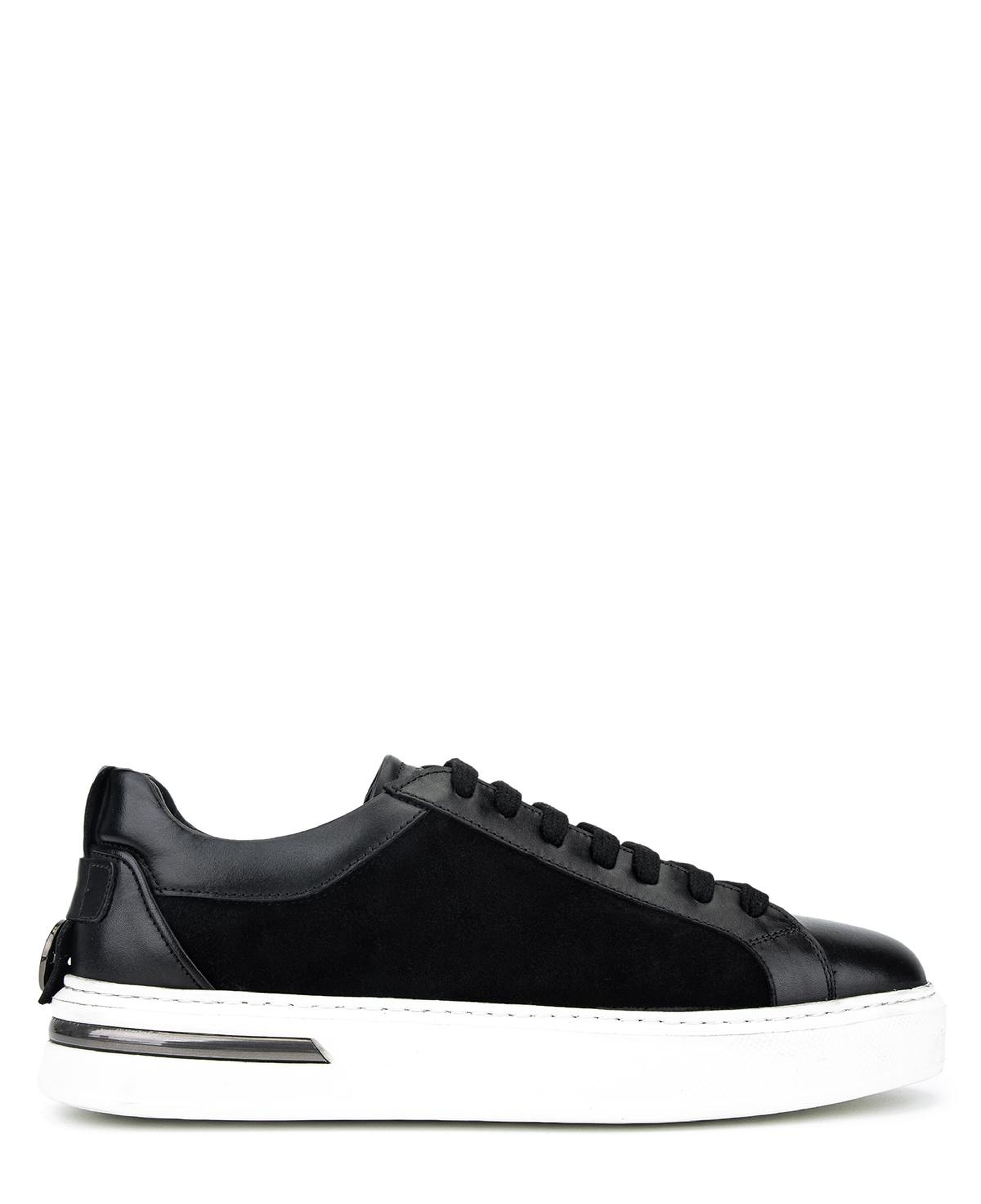Tamer Tanca Erkek Hakiki Deri Siyah Süet Sneakers & Spor Ayakkabı