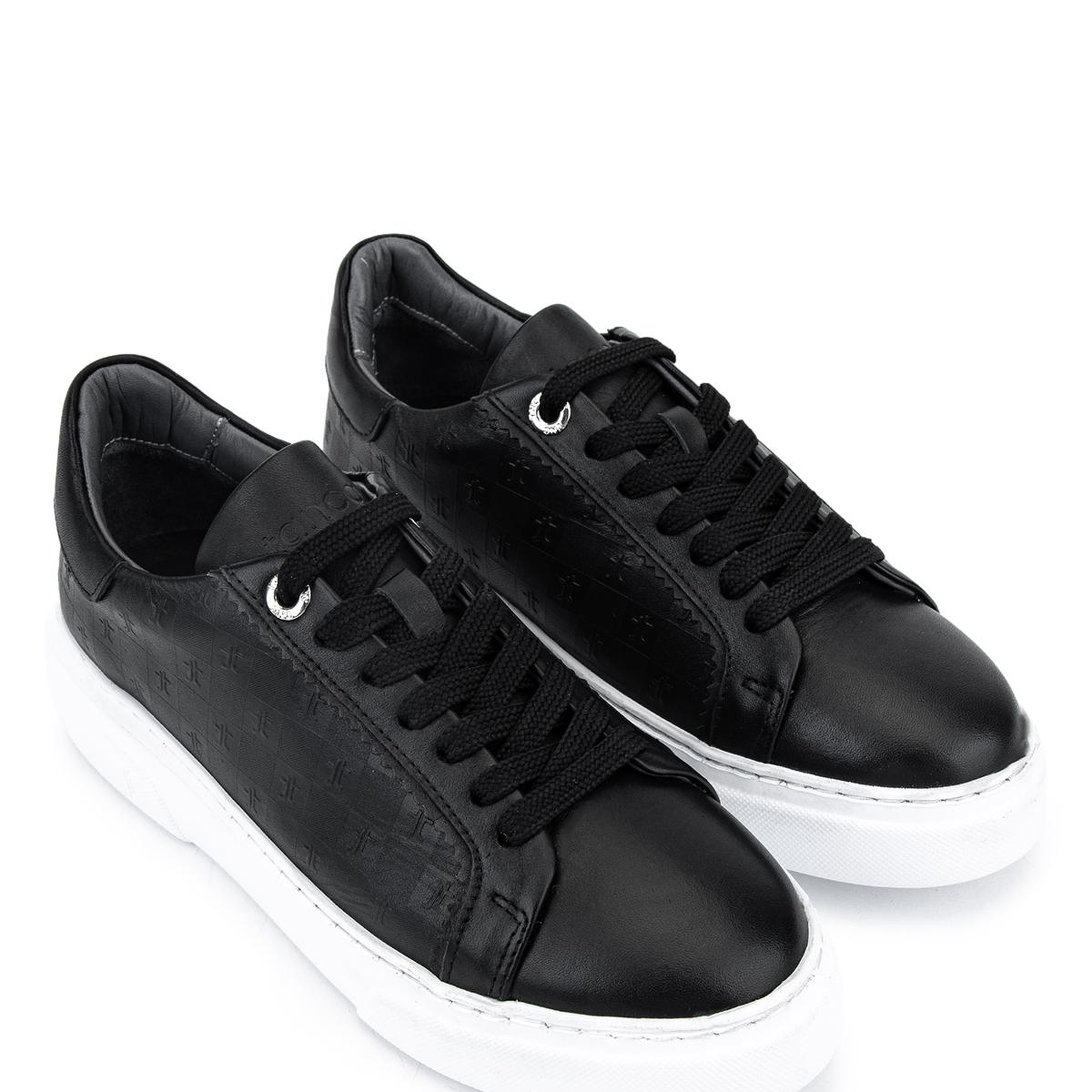 Tamer Tanca Kadın Hakiki Deri Siyah Sneakers & Spor Ayakkabı