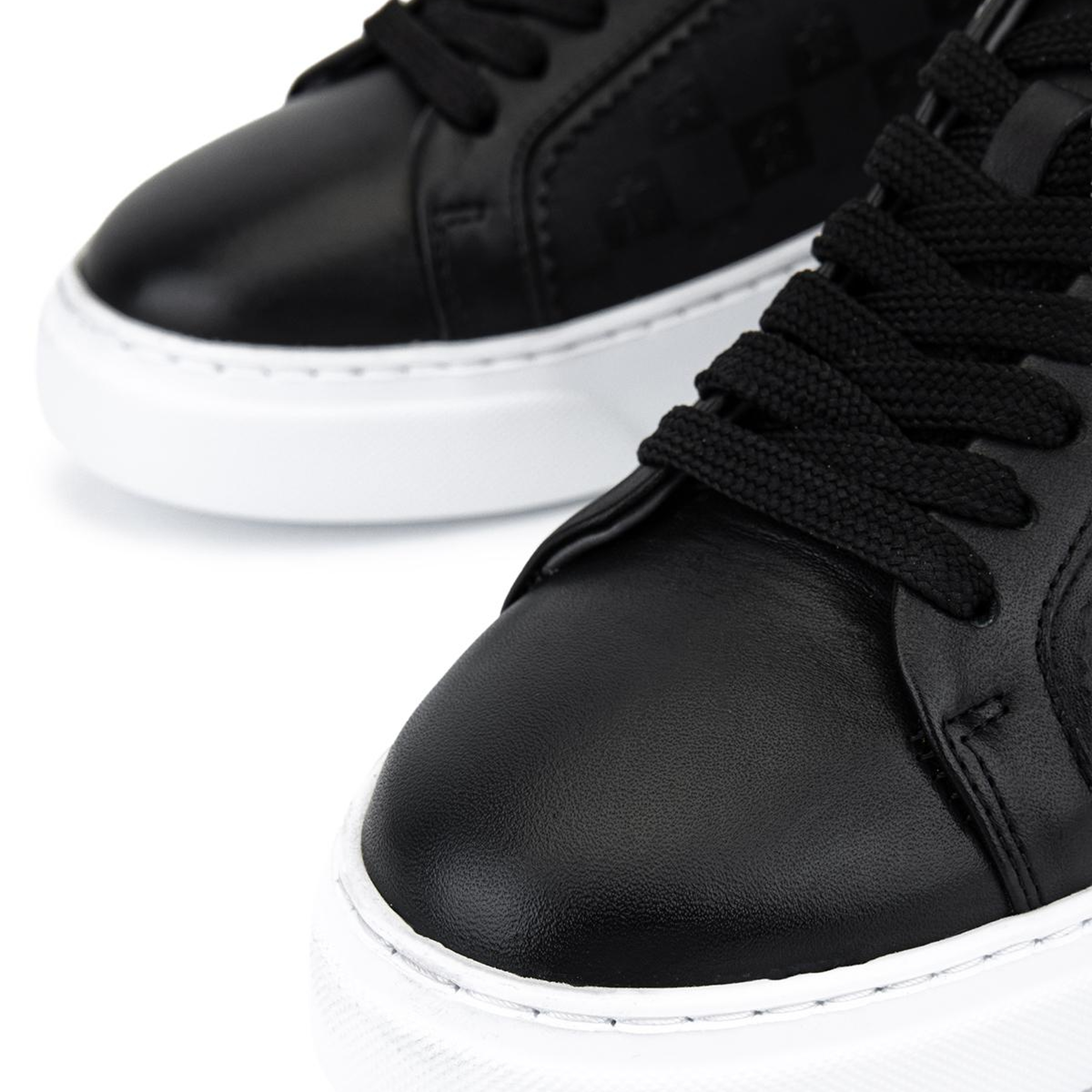 Tamer Tanca Kadın Hakiki Deri Siyah Sneakers & Spor Ayakkabı