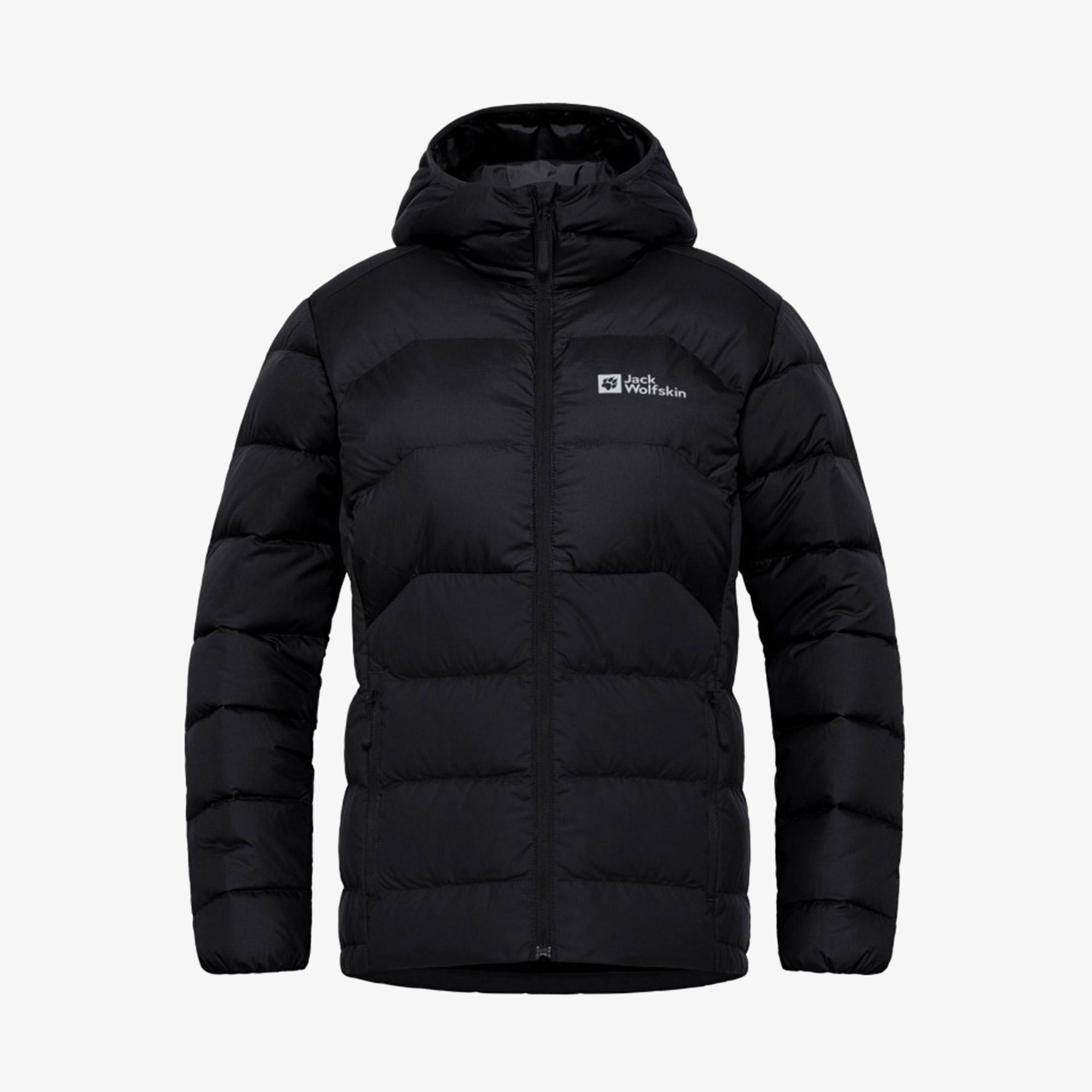 Jack Wolfskin Ather Down Hoody Rds Kadın Siyah Outdoor Sweatshirt