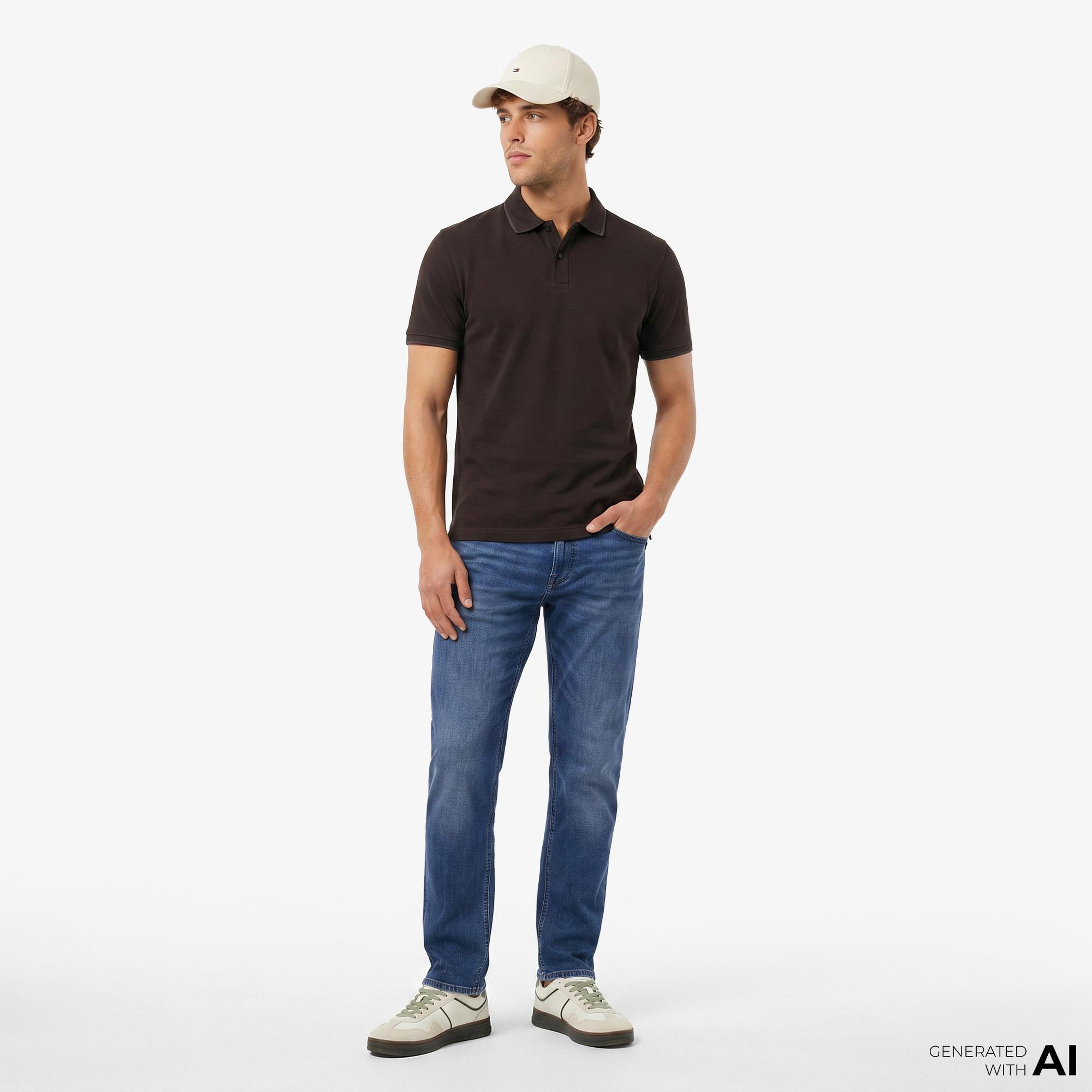 Tommy Hilfiger Denim Erkek Mavi Jean