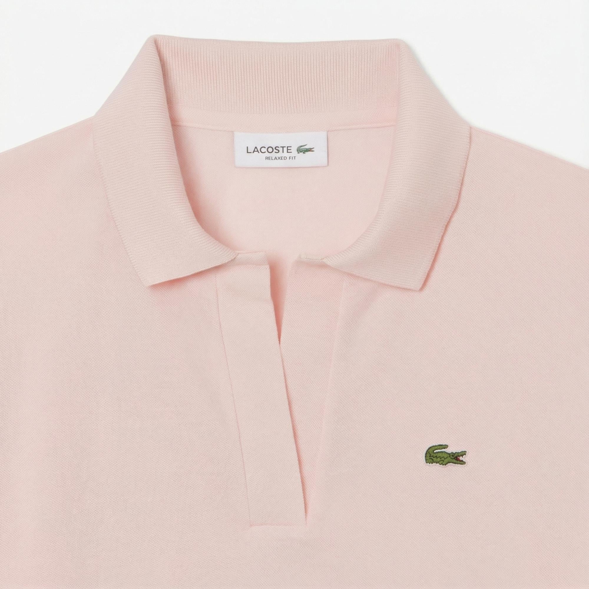 Lacoste Kadın Relaxed Fit Pembe Polo