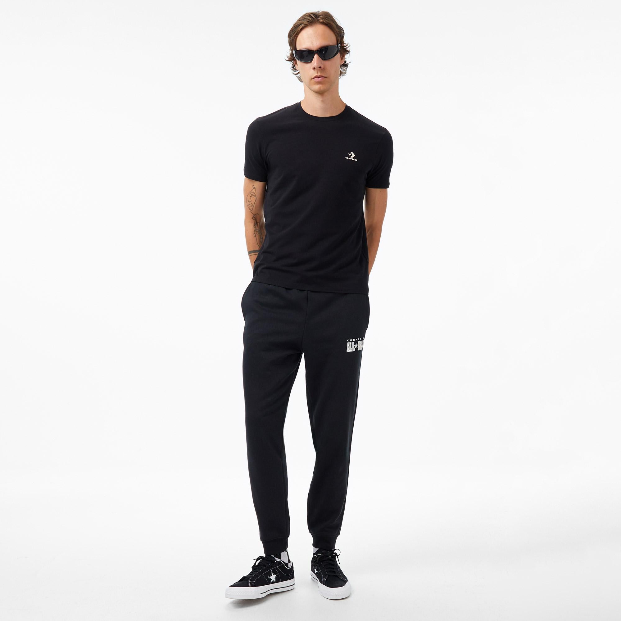 Converse Erkek Siyah T Shirt