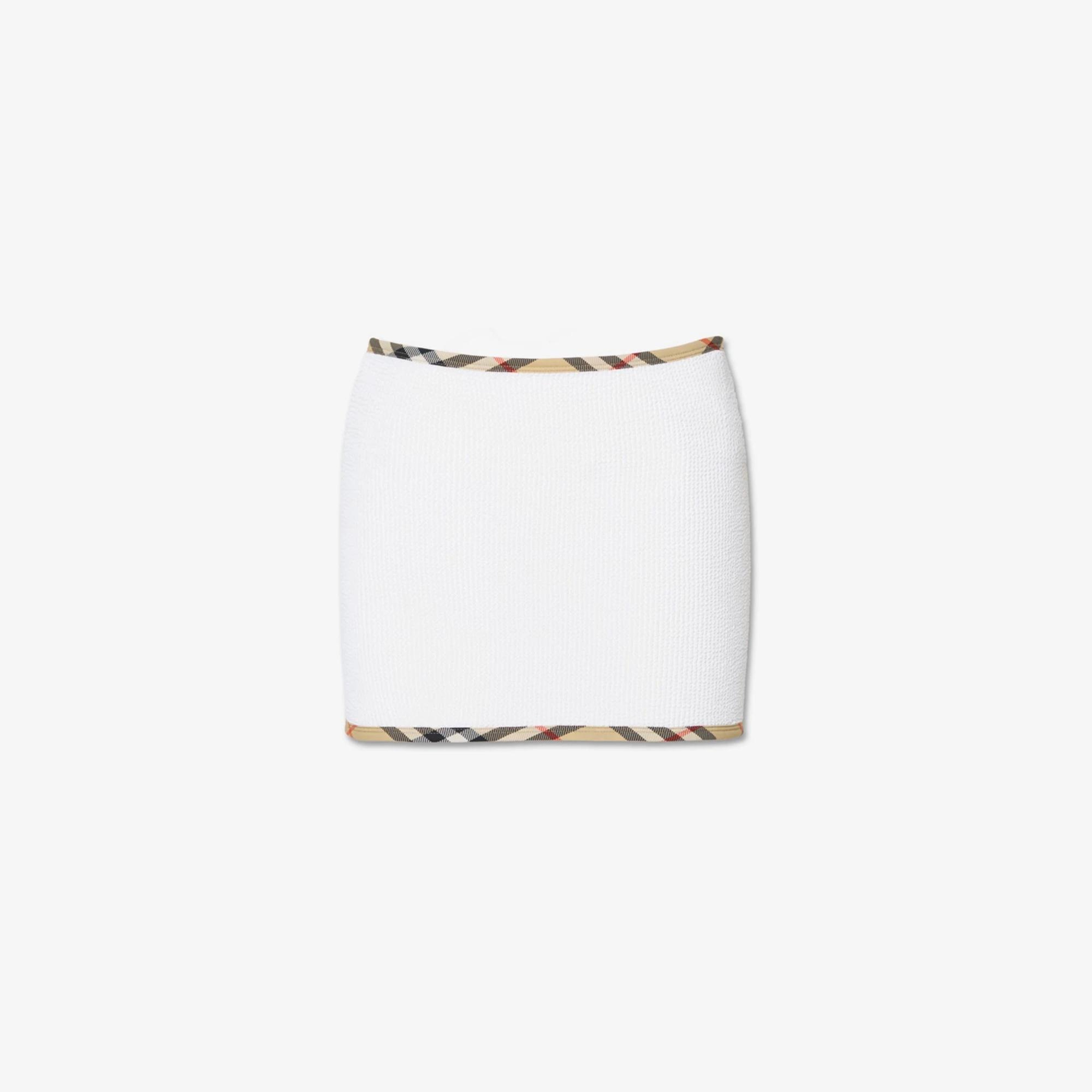 Burberry x Hunza G Devyn Yüzme Eteği/Bandeau Üst