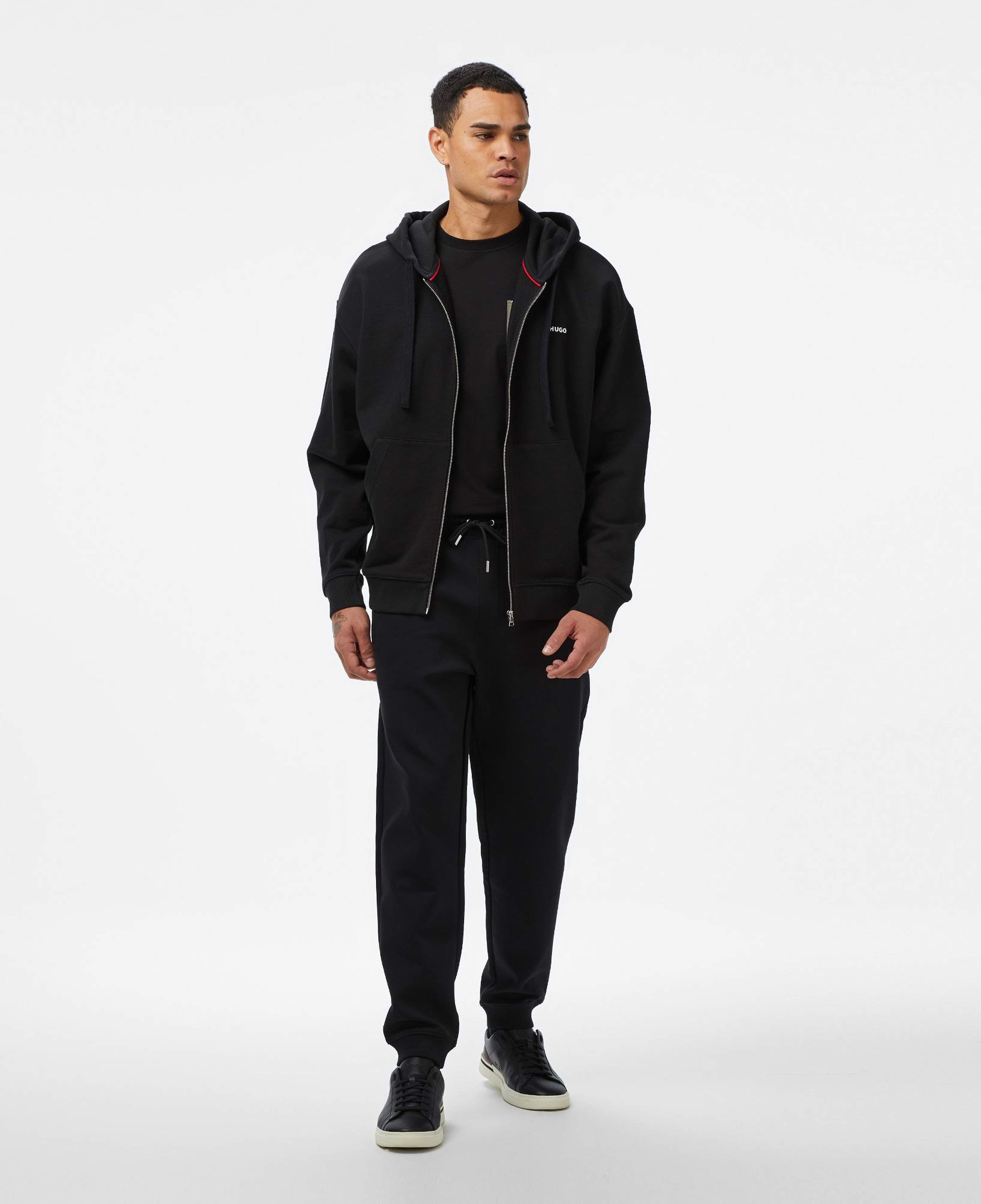 Hugo Dapozip Erkek Siyah Hoodie