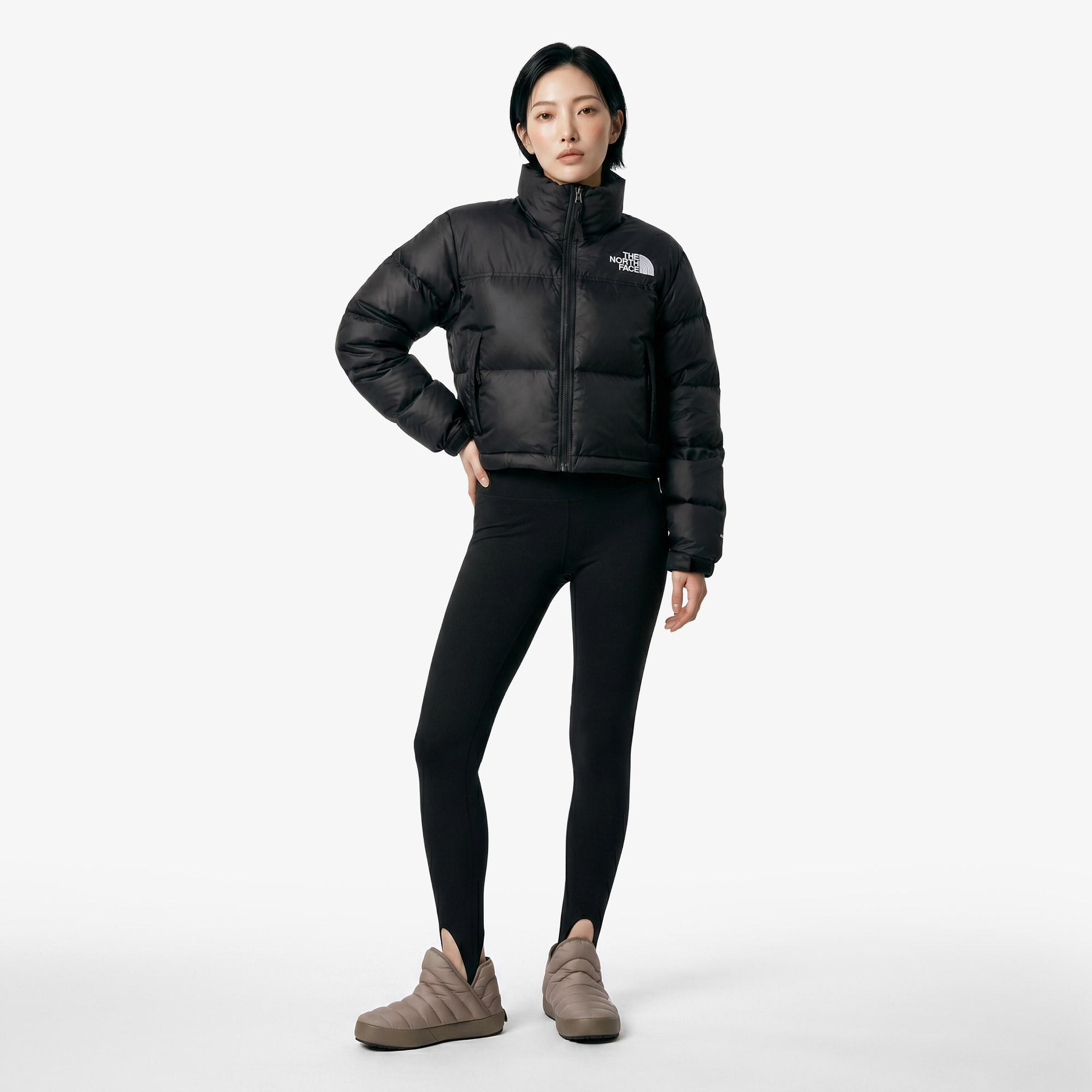 The North Face Kadın Nuptse Siyah Mont