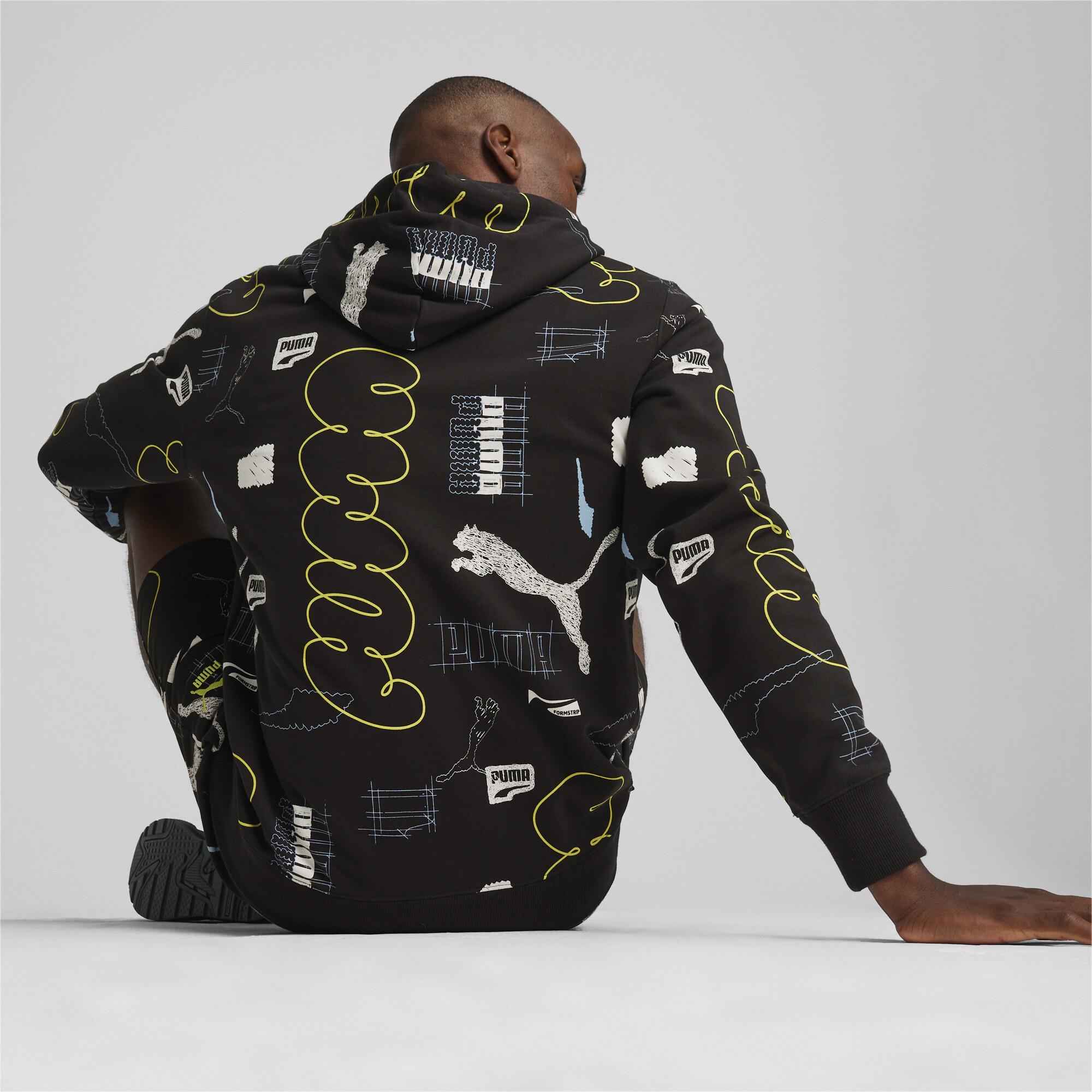 Puma Brand Love Erkek Siyah Hoodie