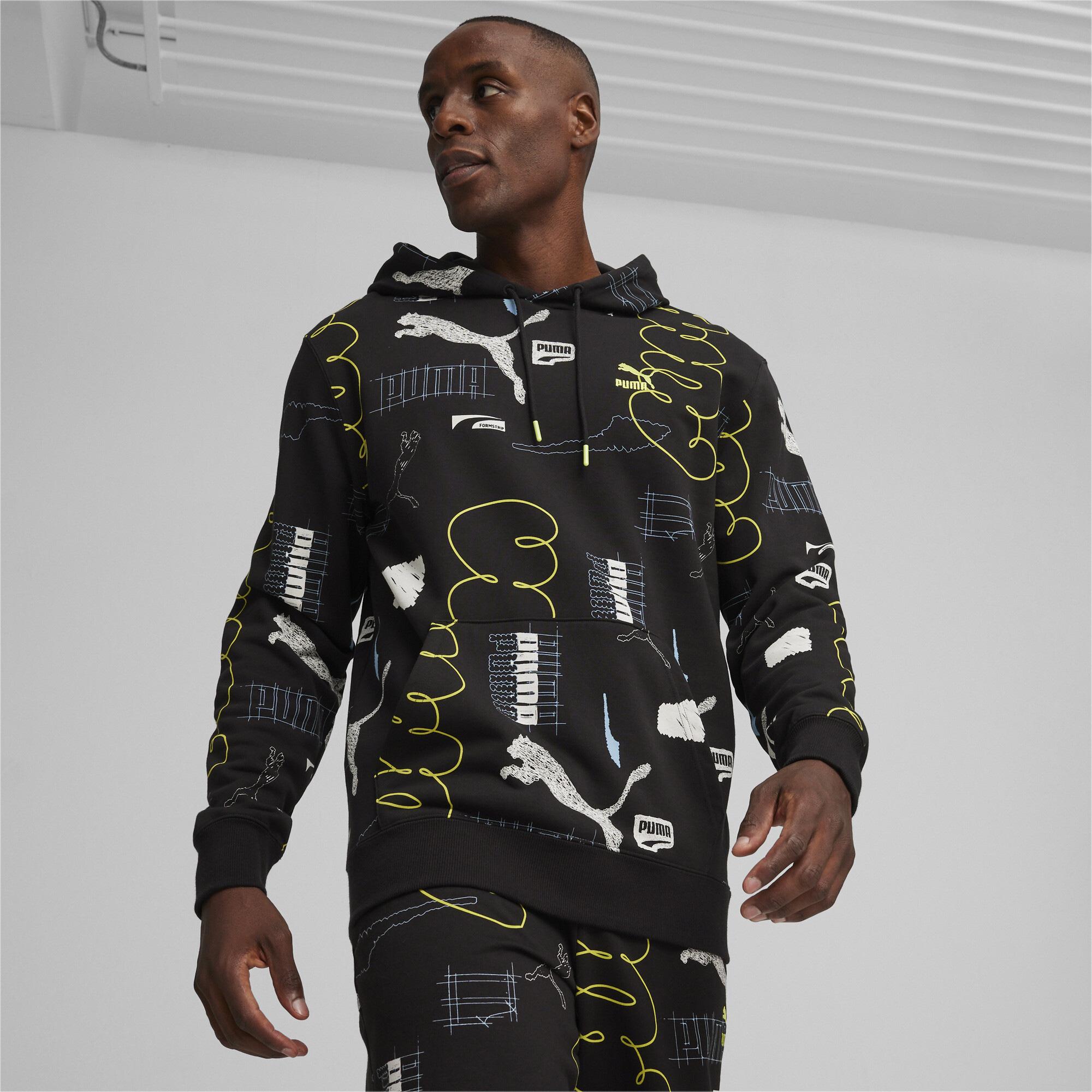 Puma Brand Love Erkek Siyah Hoodie
