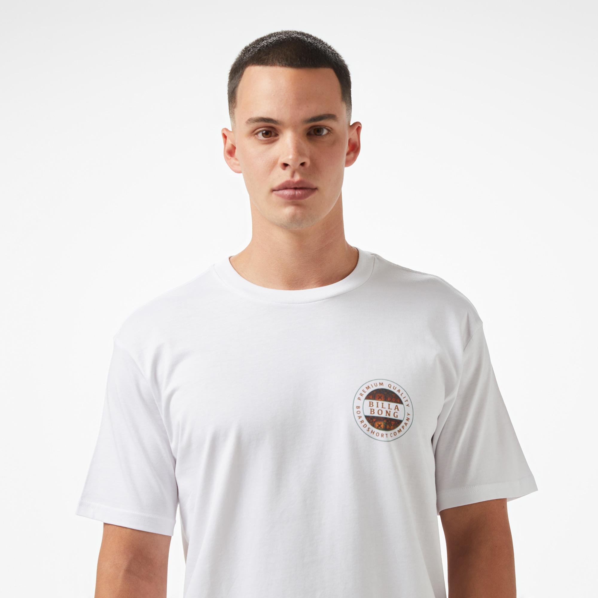 Billabong Rotor Fill Ss Erkek Beyaz T-Shirt
