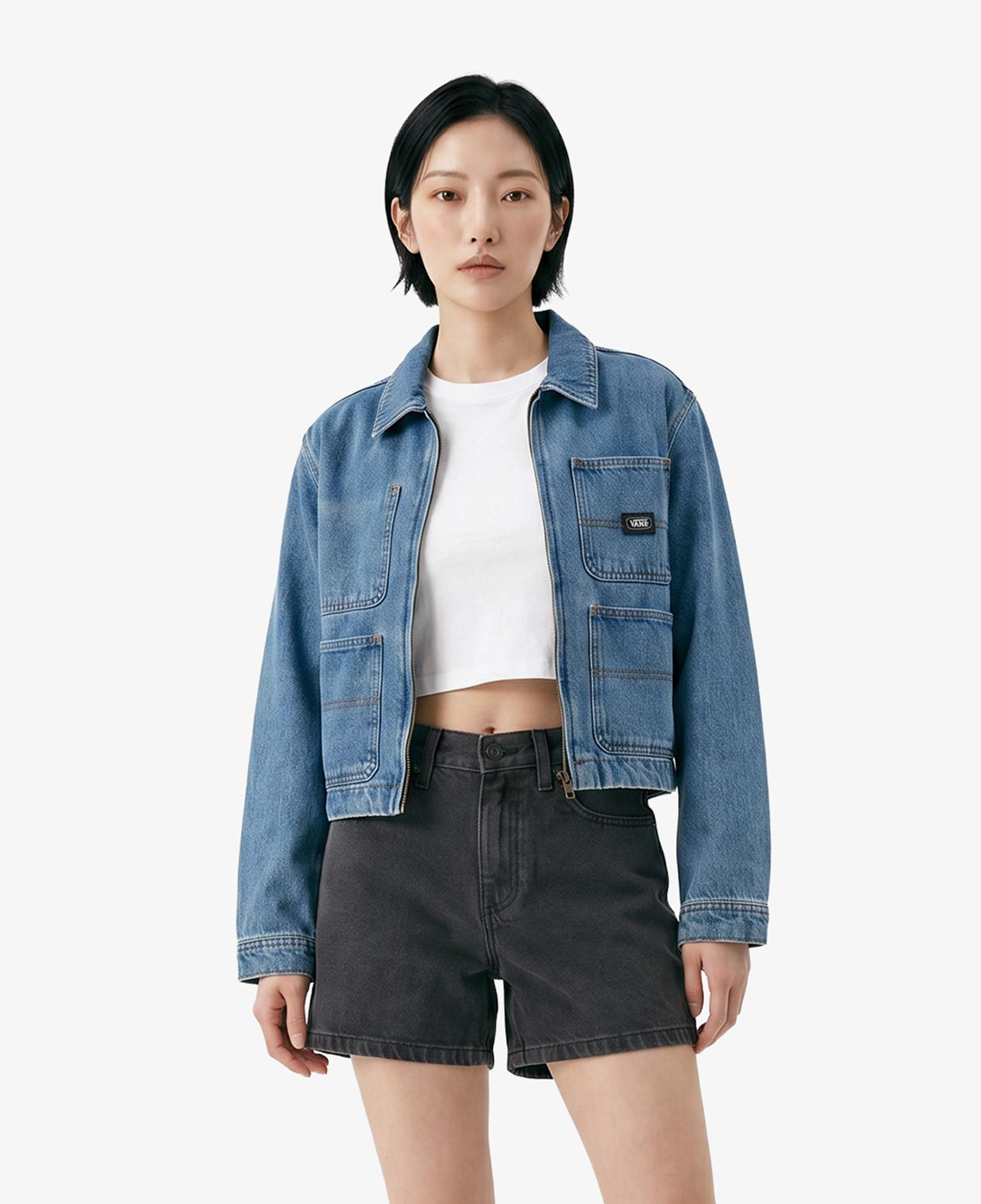 Vans Emily Boxy Workwear Kadın Mavi Ceket