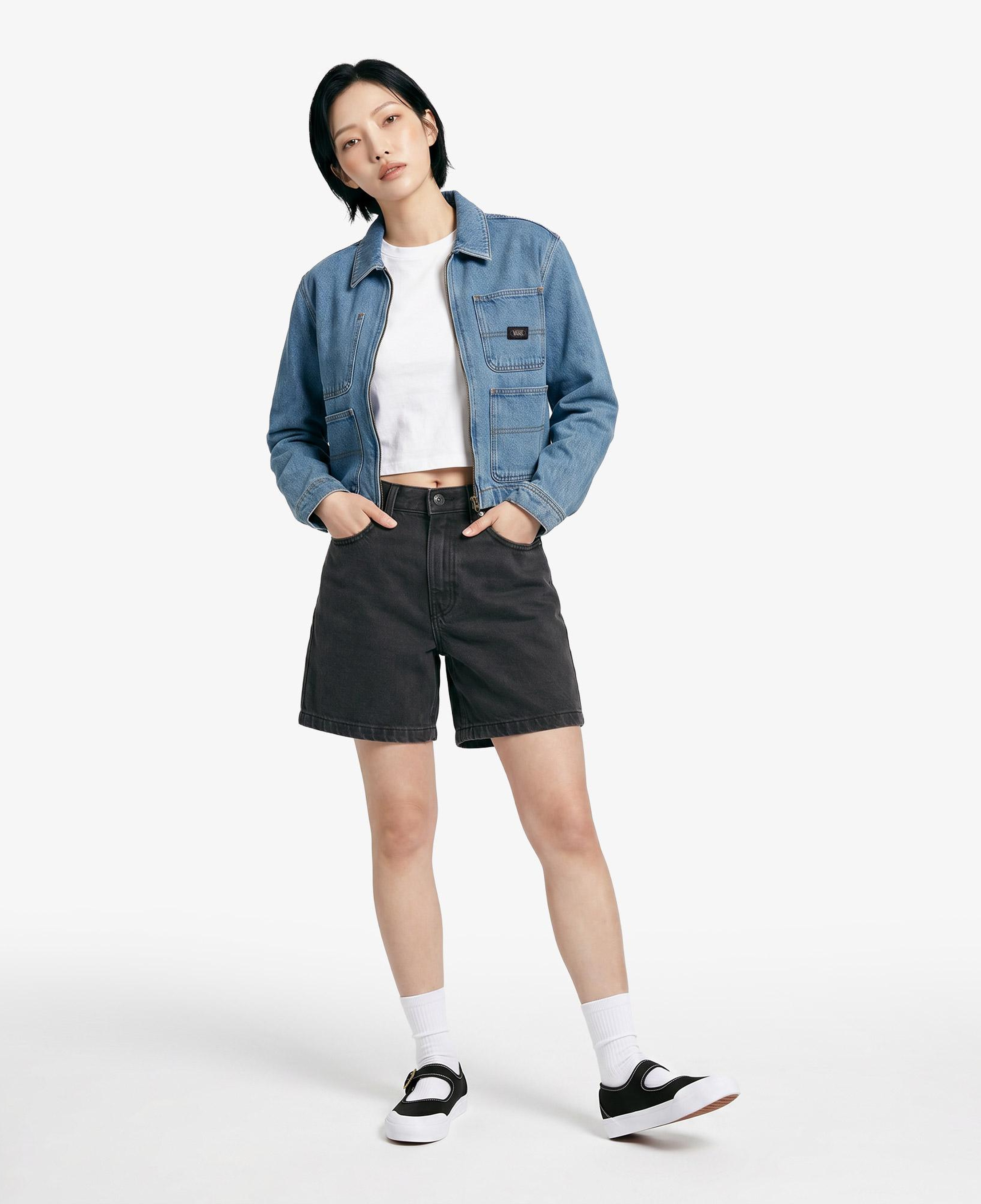 Vans Emily Boxy Workwear Kadın Mavi Ceket
