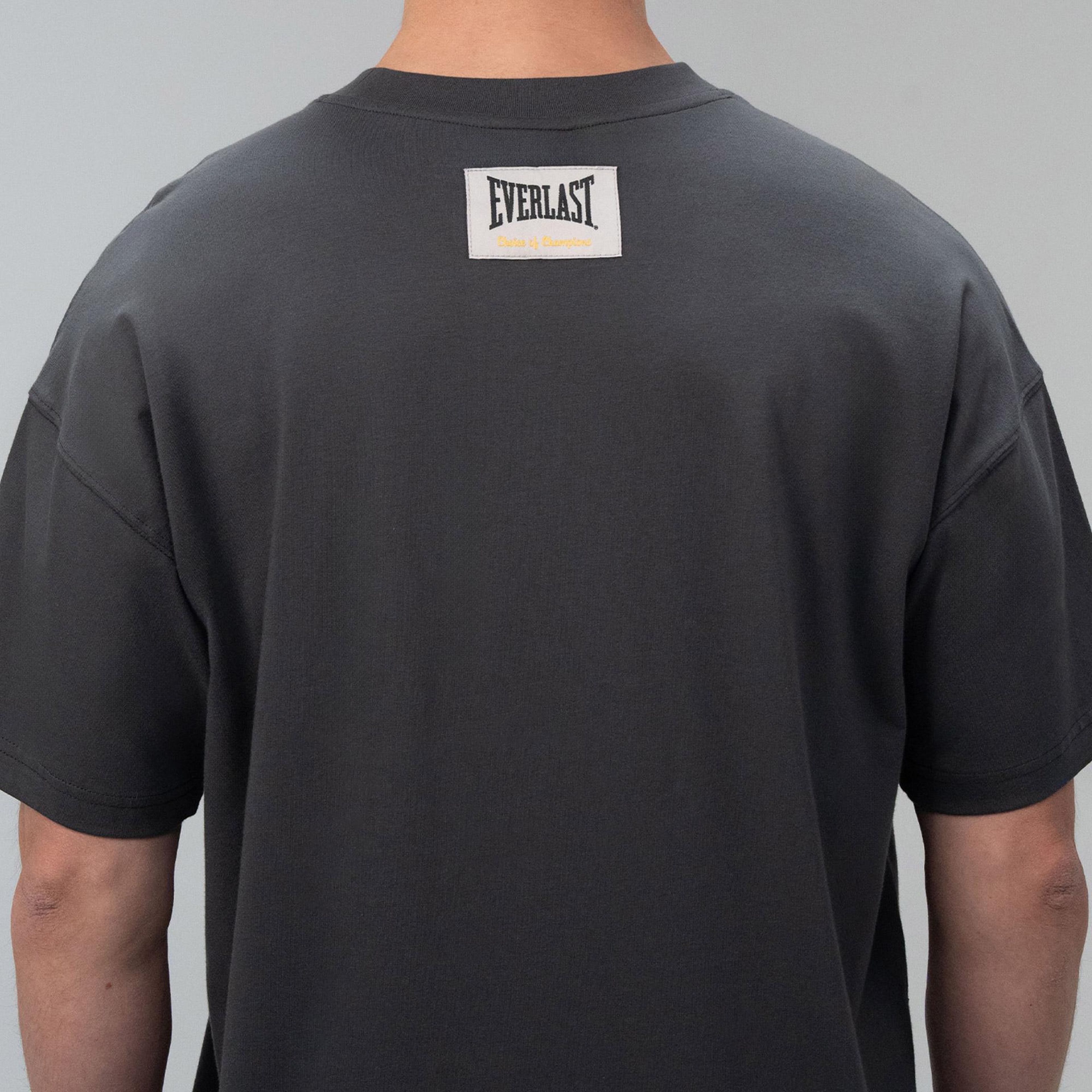 Everlast Iconic Rest Oversize Gri Erkek T-Shirt