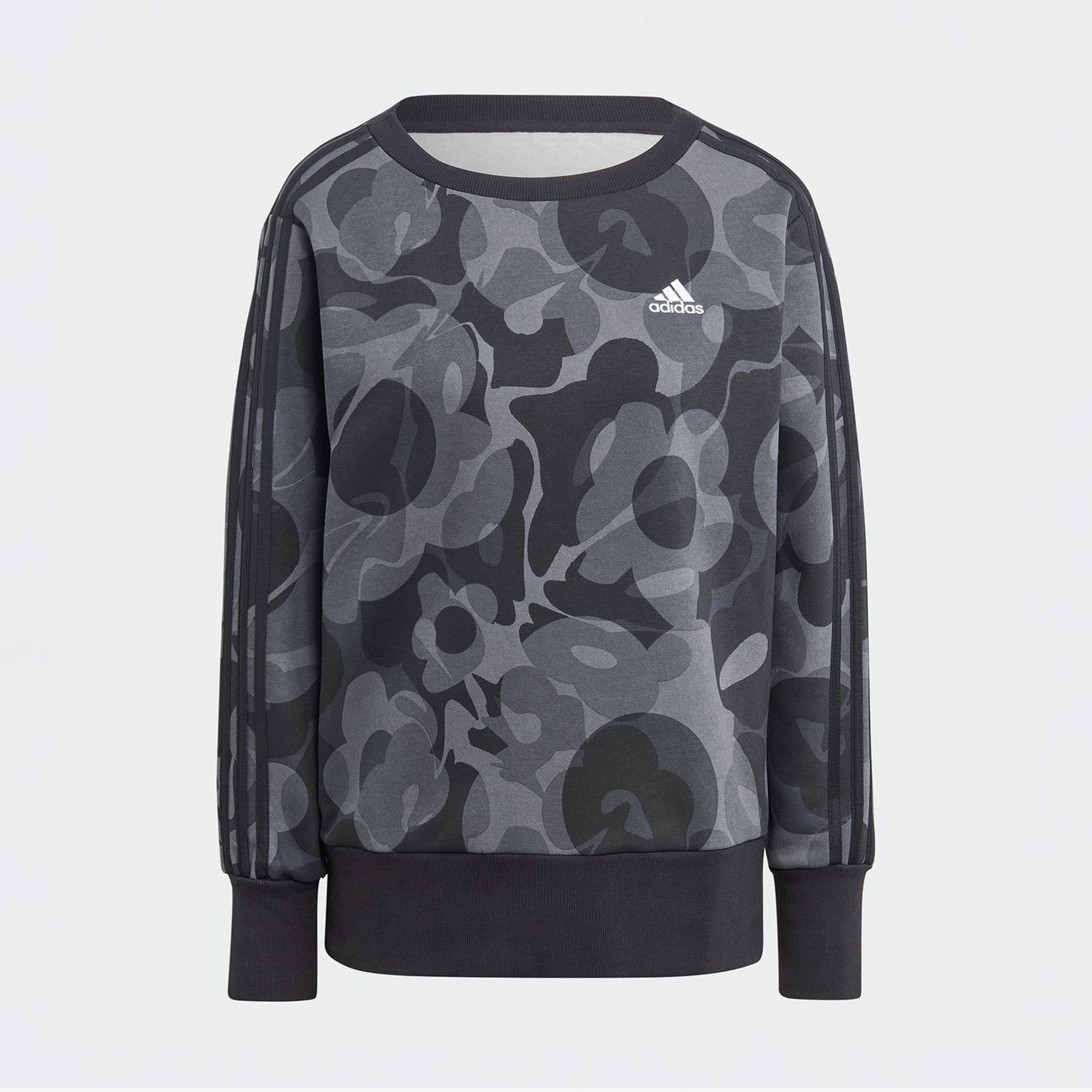 adidas Aop Kadın Gri Günlük Sweatshirt