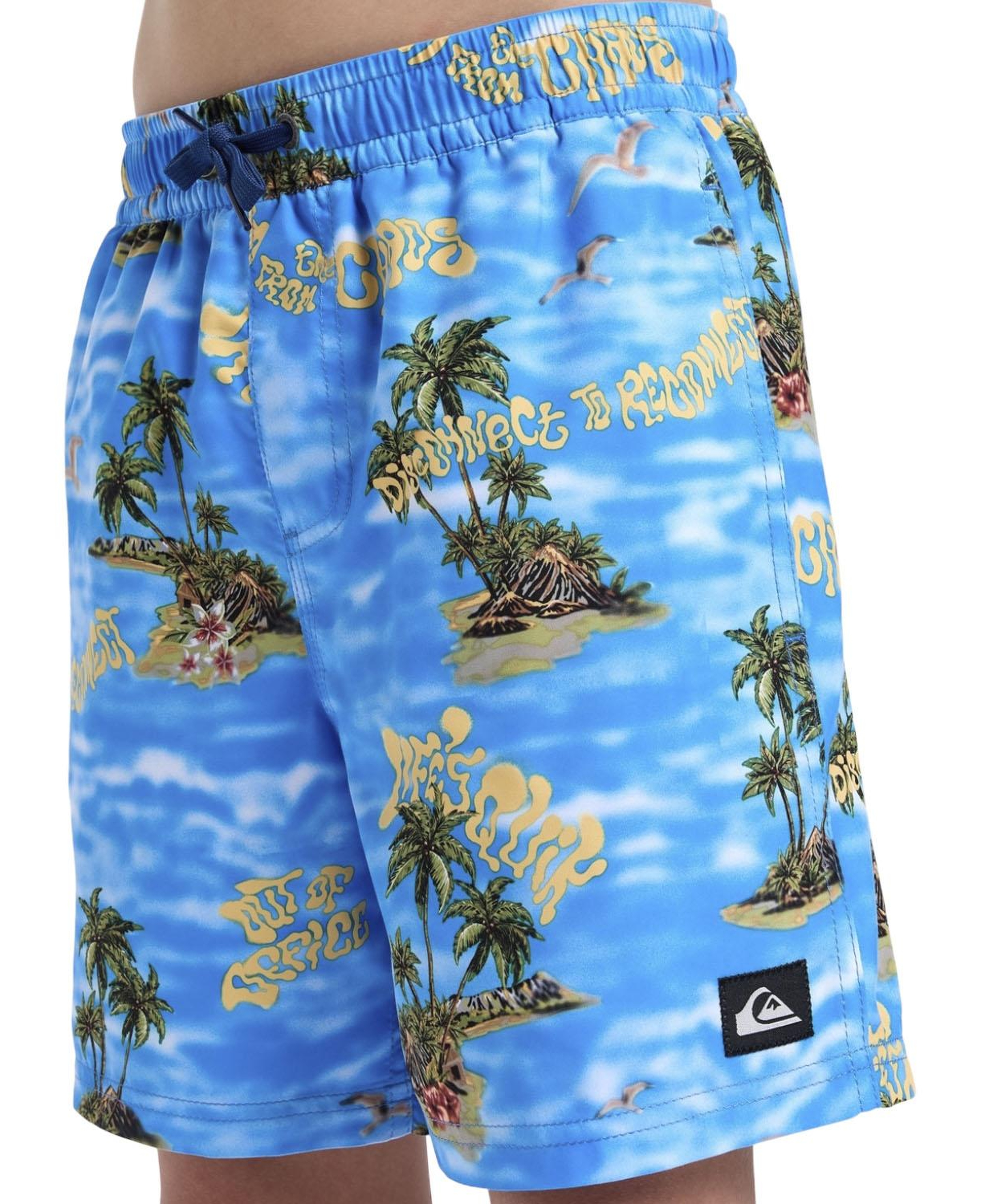 Quiksilver Everyday Straight Volley Erkek Çocuk Mavi Volley Short
