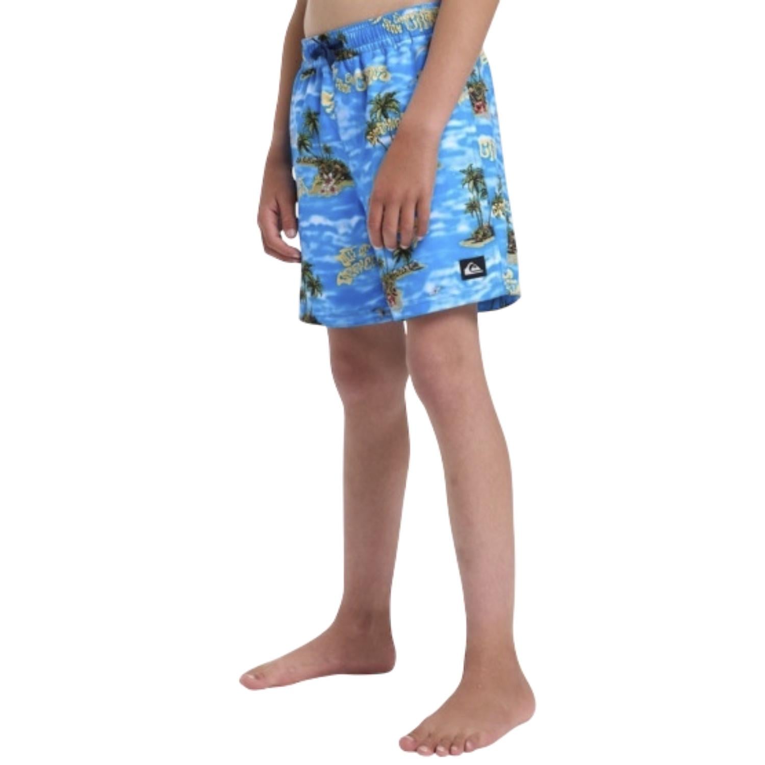 Quiksilver Everyday Straight Volley Erkek Çocuk Mavi Volley Short