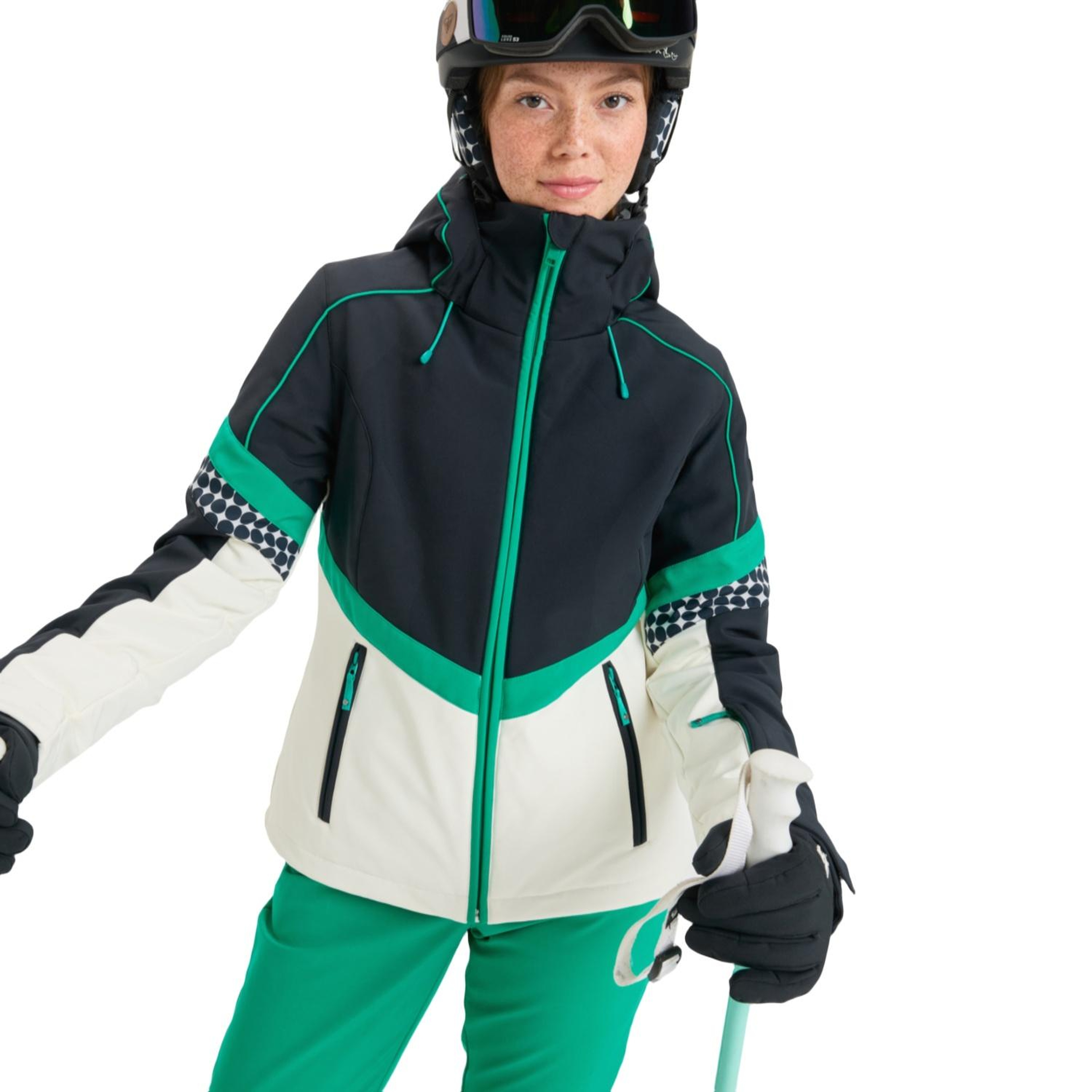 Roxy Peak Chic Softs Kadın Siyah Snowboard Ceketi