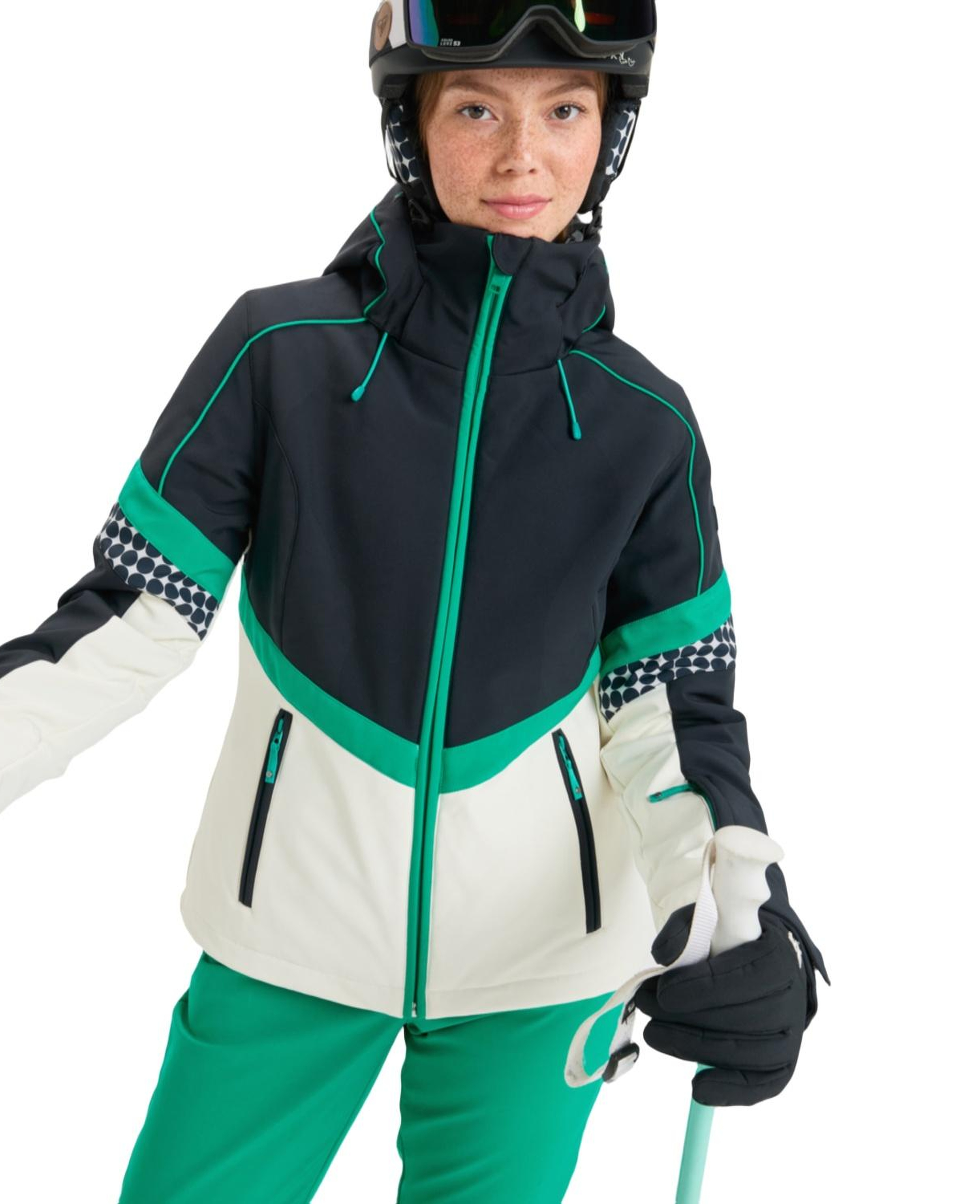 Roxy Peak Chic Softs Kadın Siyah Snowboard Ceketi