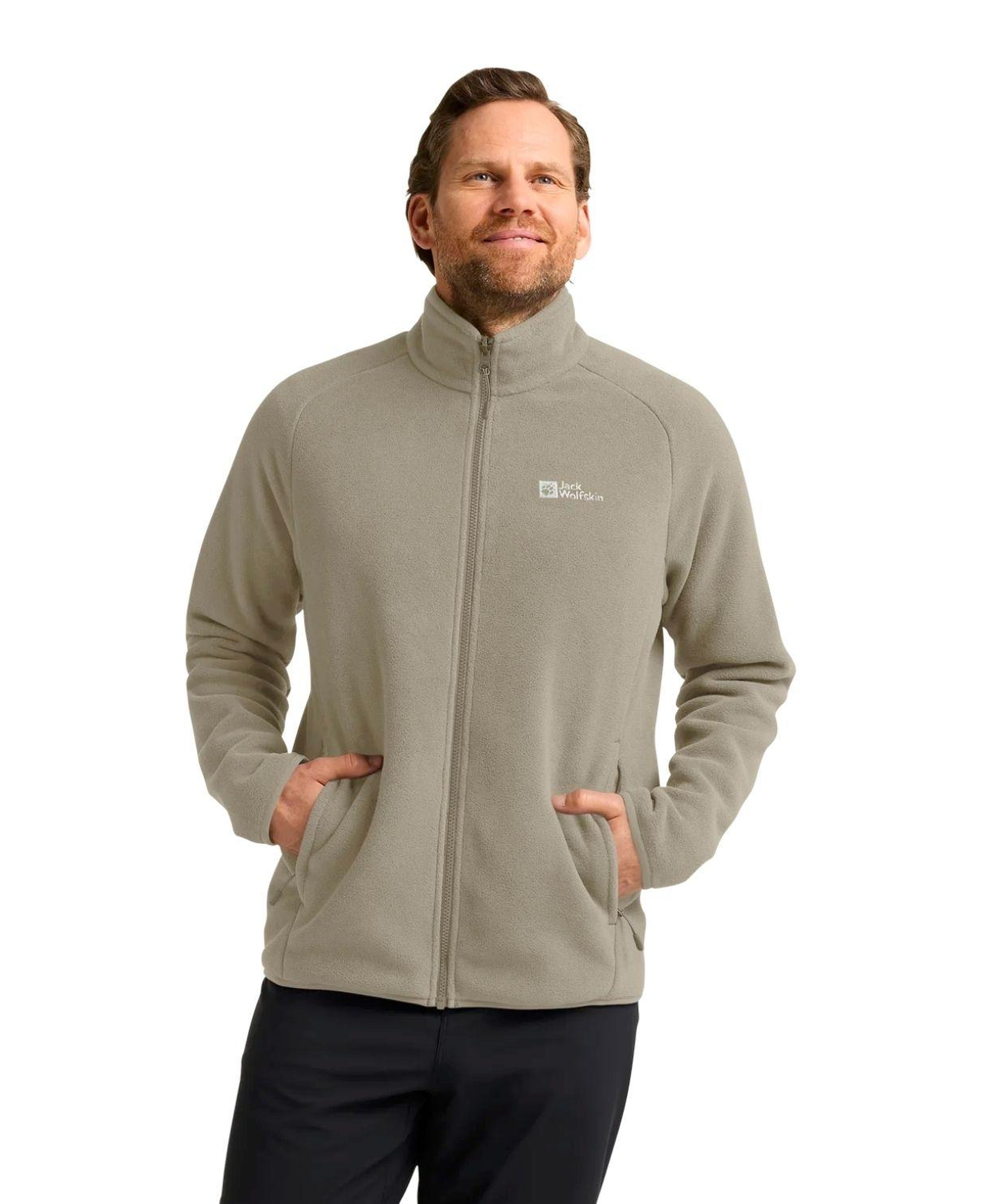 Jack Wolfskin Routeburn Pro Ins Erkek Bej Outdoor Ceketi