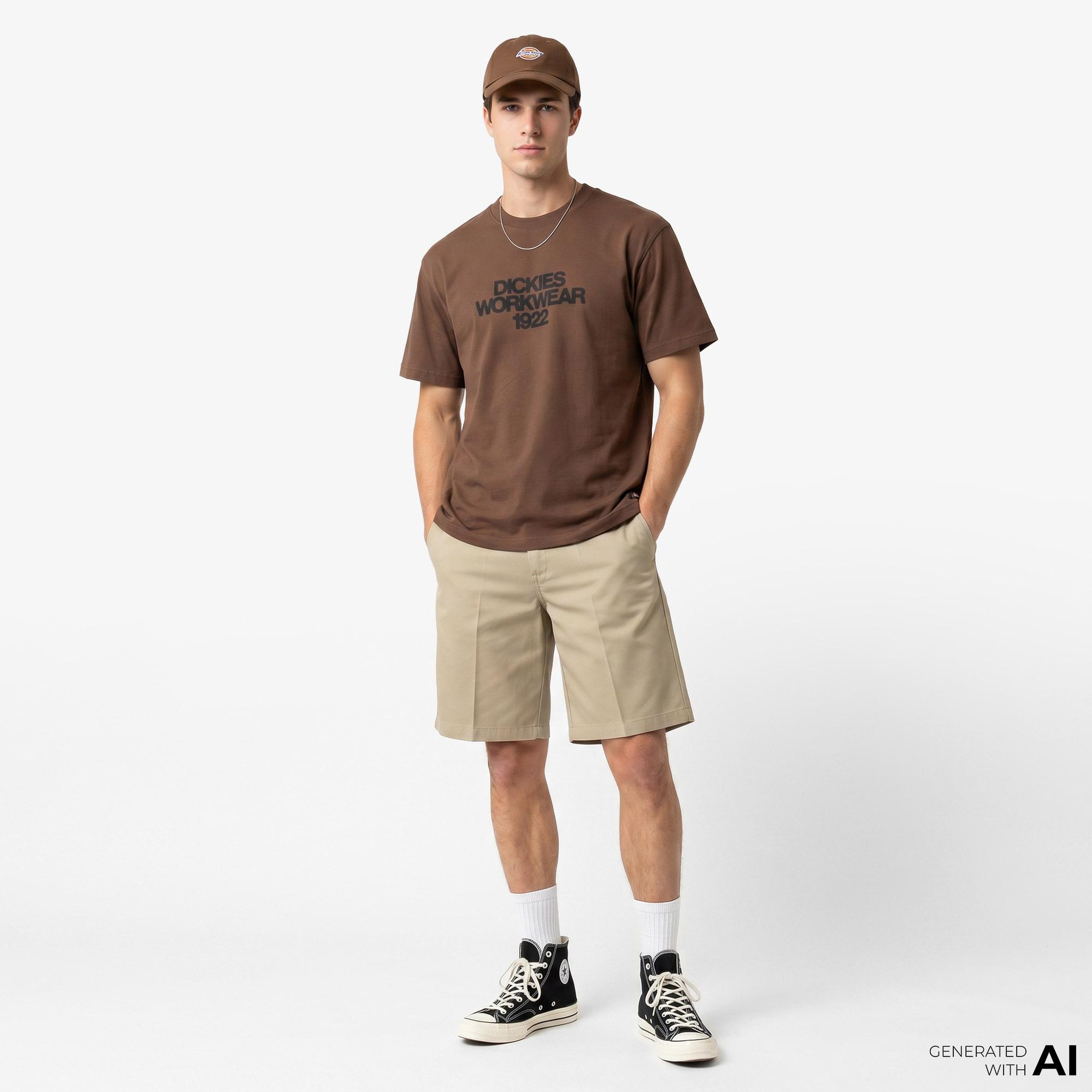 Dickies Torrey Erkek Kahverengi T-Shirt