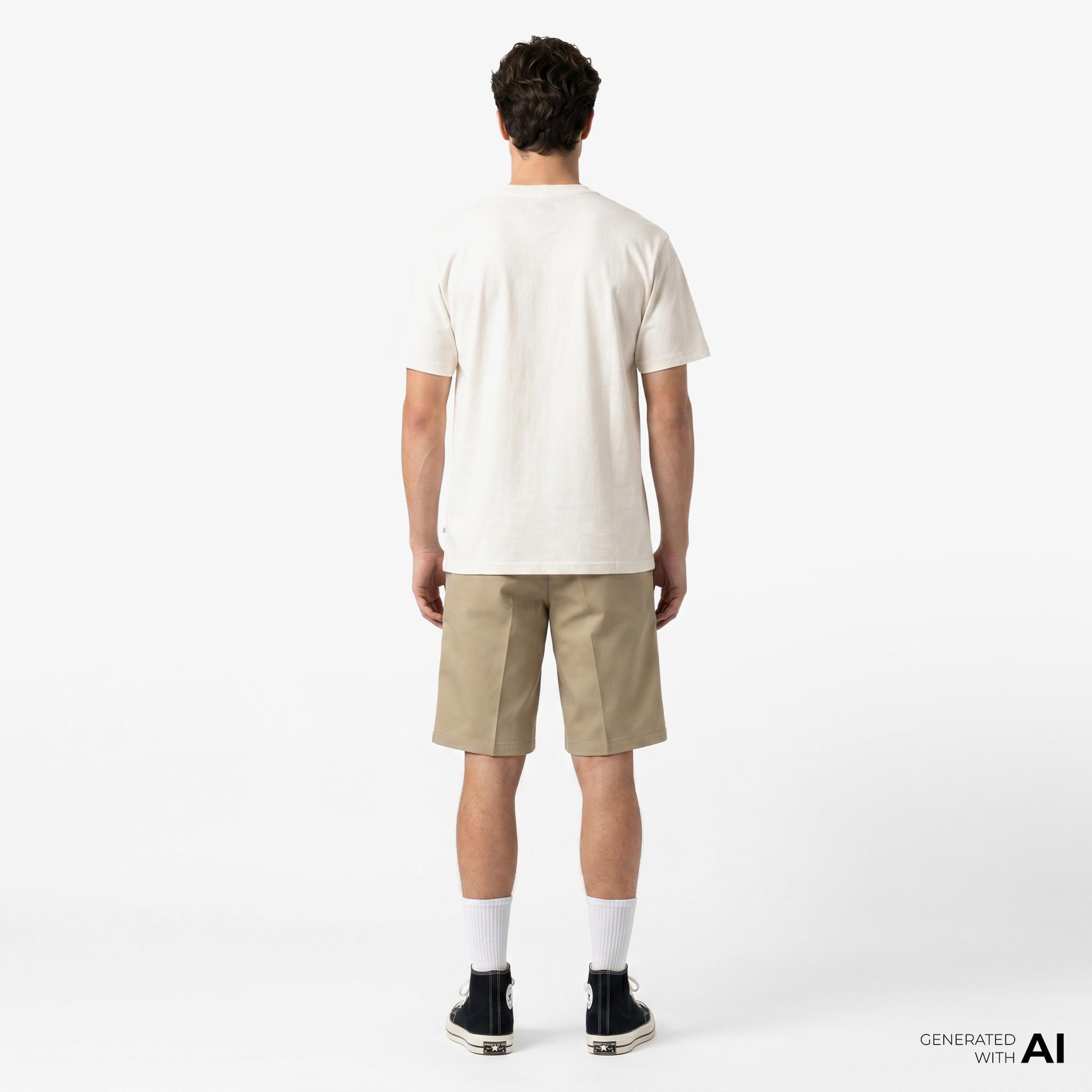 Dickies Lynndyl Erkek Beyaz T-Shirt
