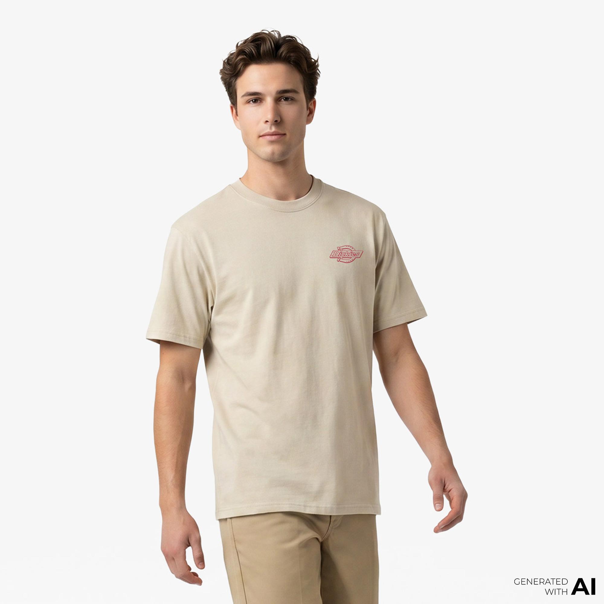 Dickies Millville Erkek Bej T-Shirt