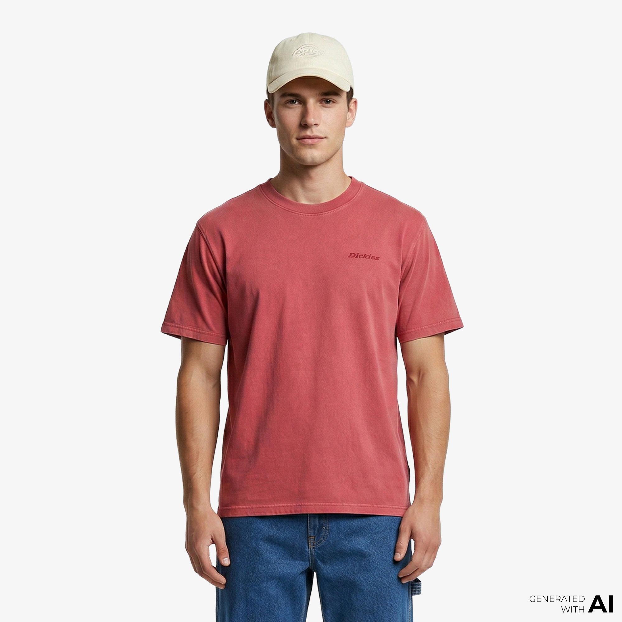 Dickies Plentywood Erkek Kırmızı T-Shirt