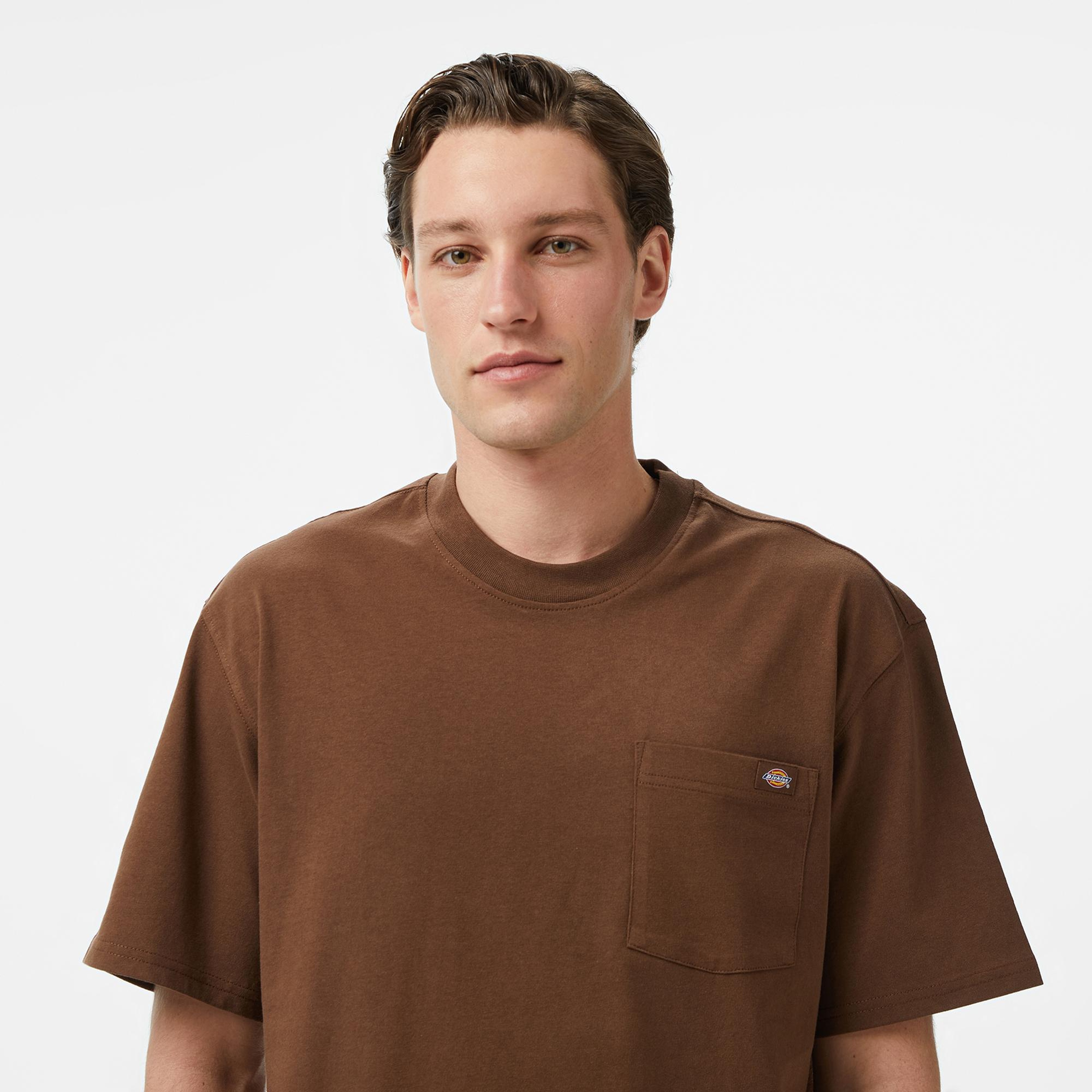 Dickies Luray Pocket Erkek Kahverengi T-Shirt