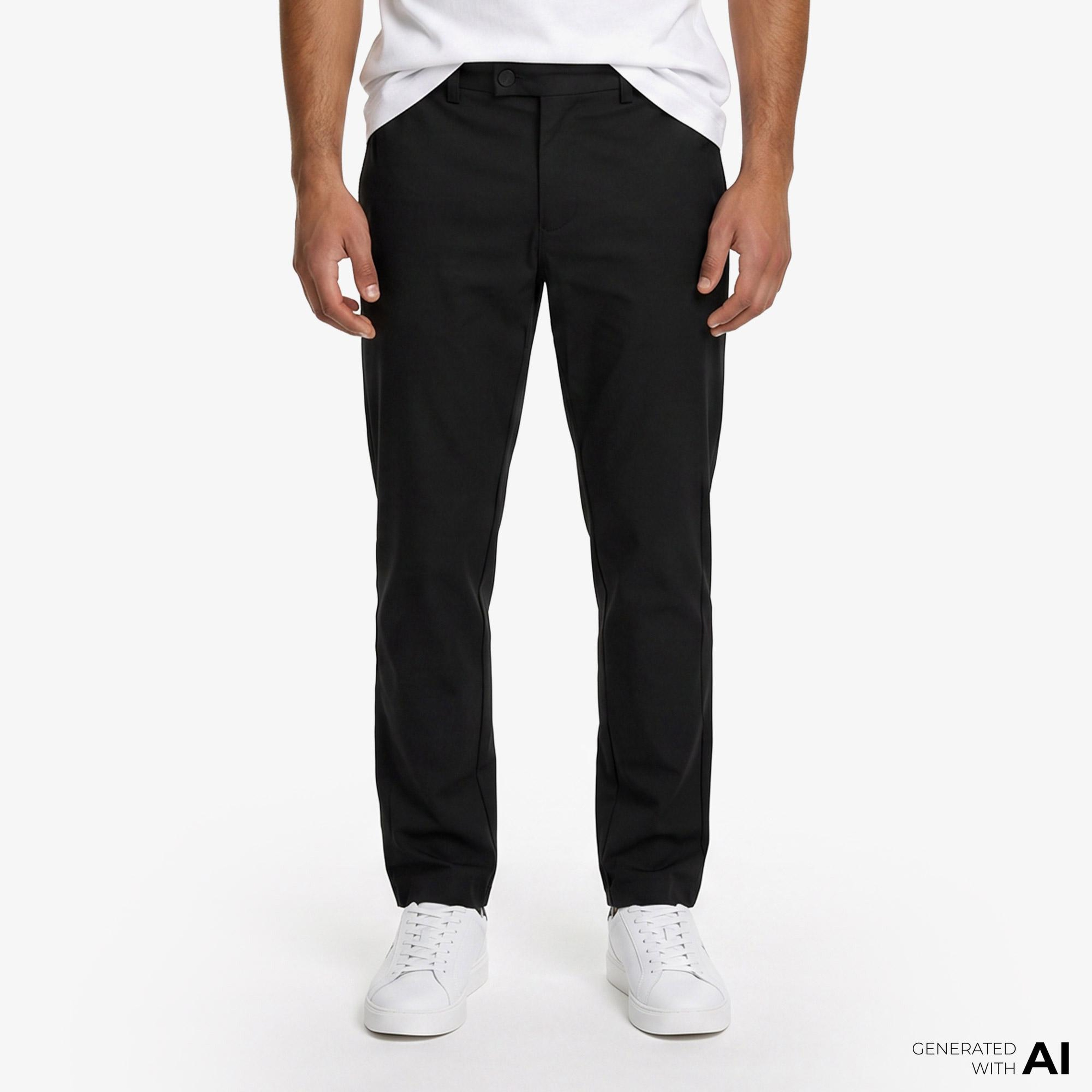 Calvin Klein Erkek Siyah Pantolon