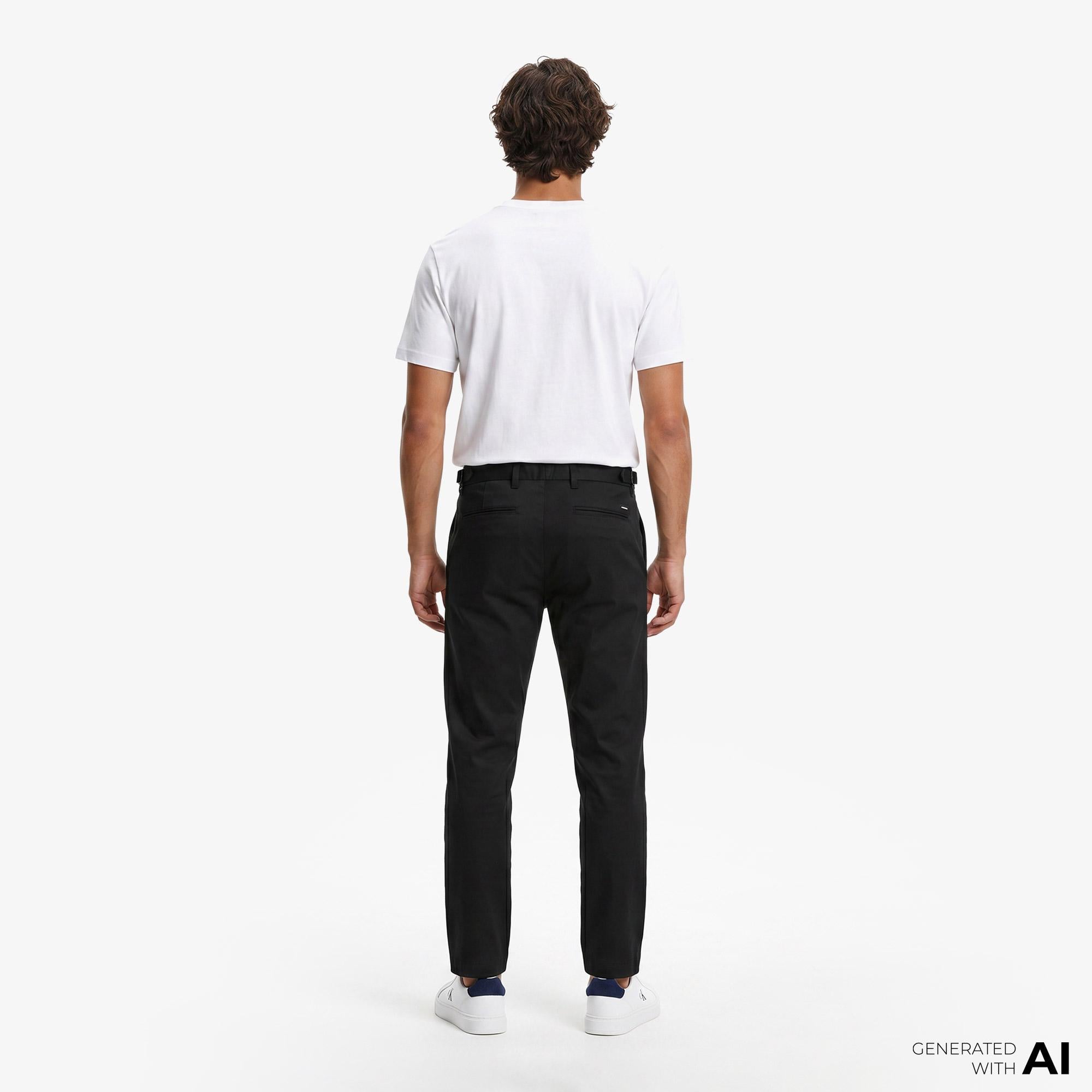 Calvin Klein Erkek Siyah Pantolon