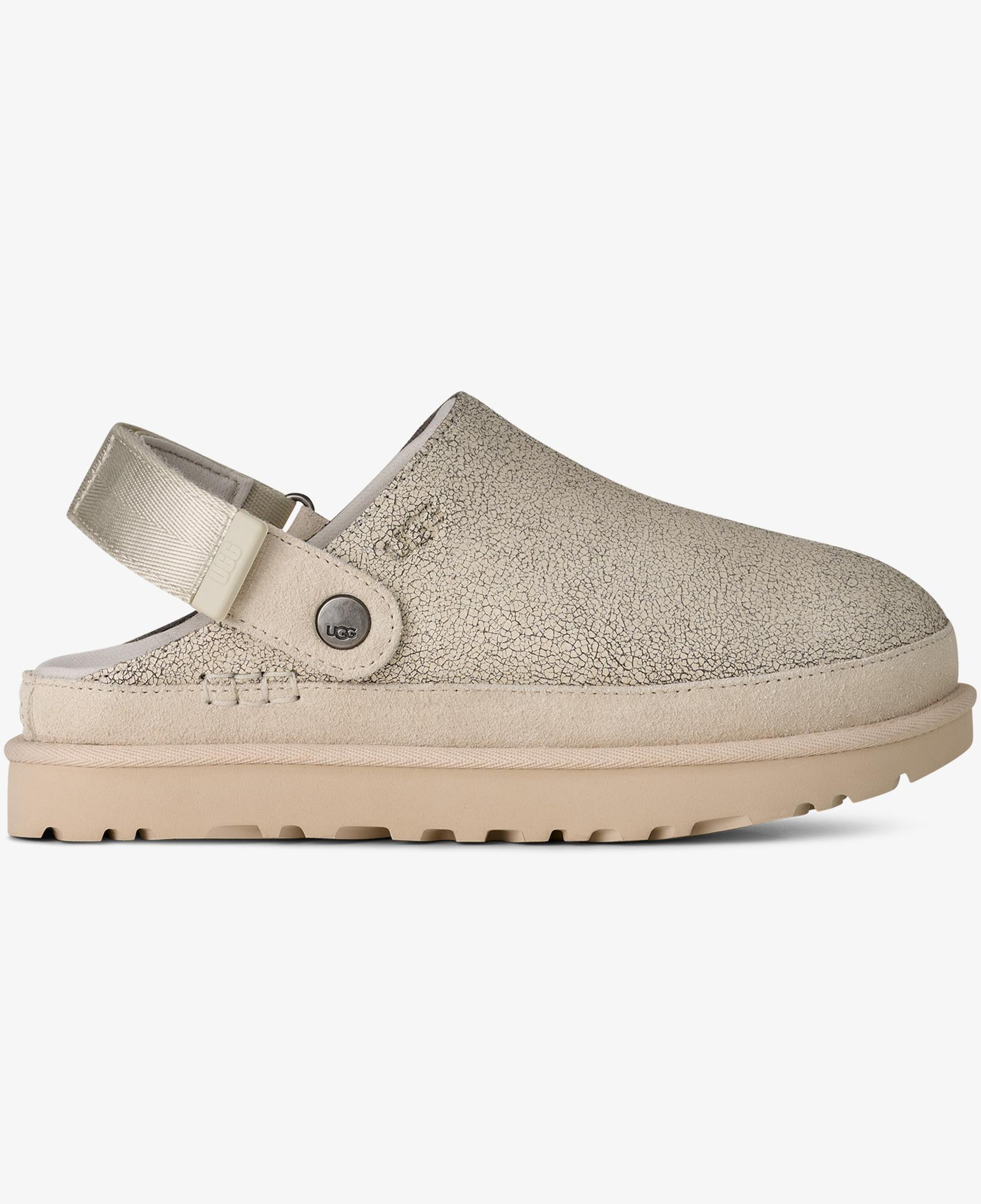 Ugg Goldenstar Crackle Kadın Beyaz Terlik