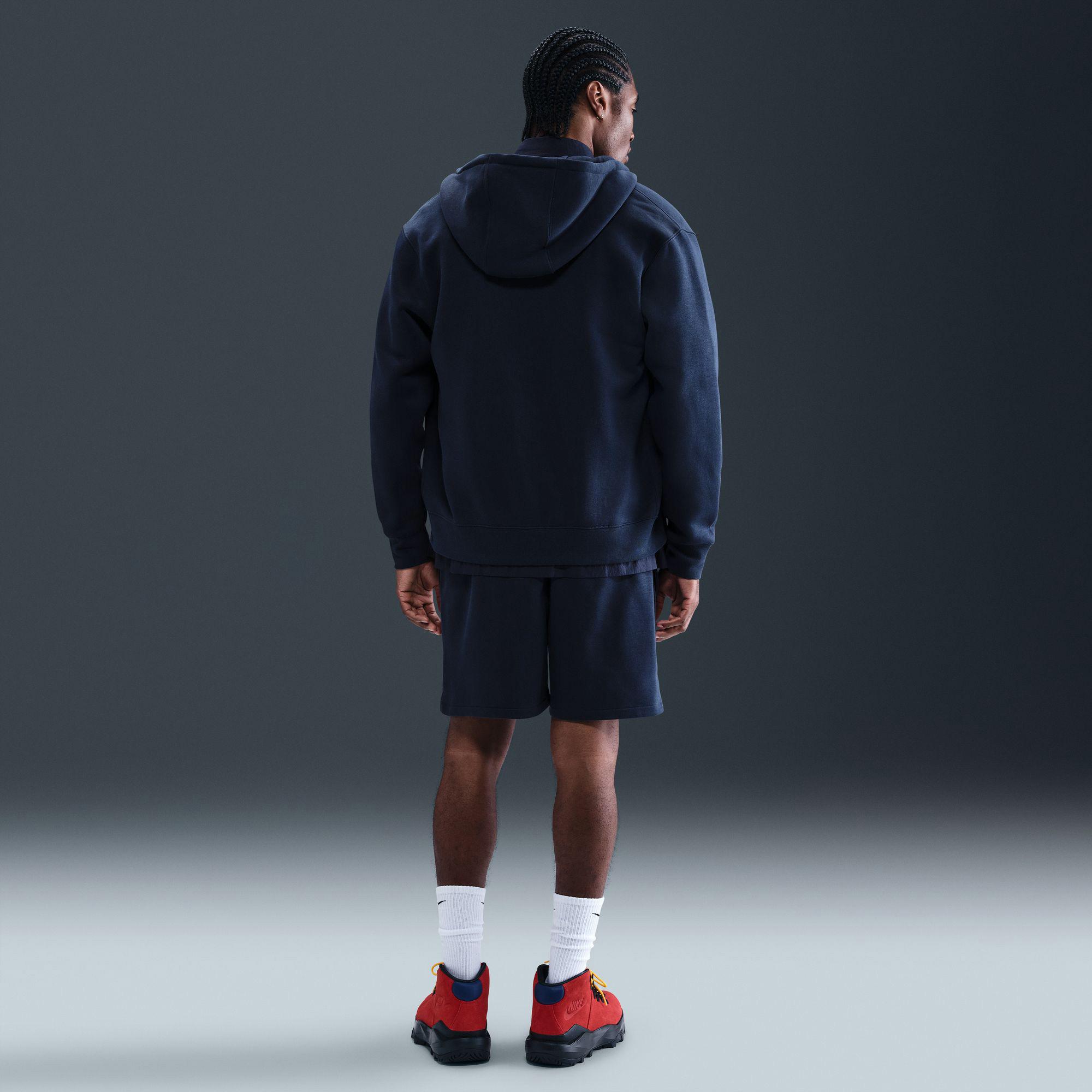 Nike Club Flow French Terry Erkek Lacivert Şort