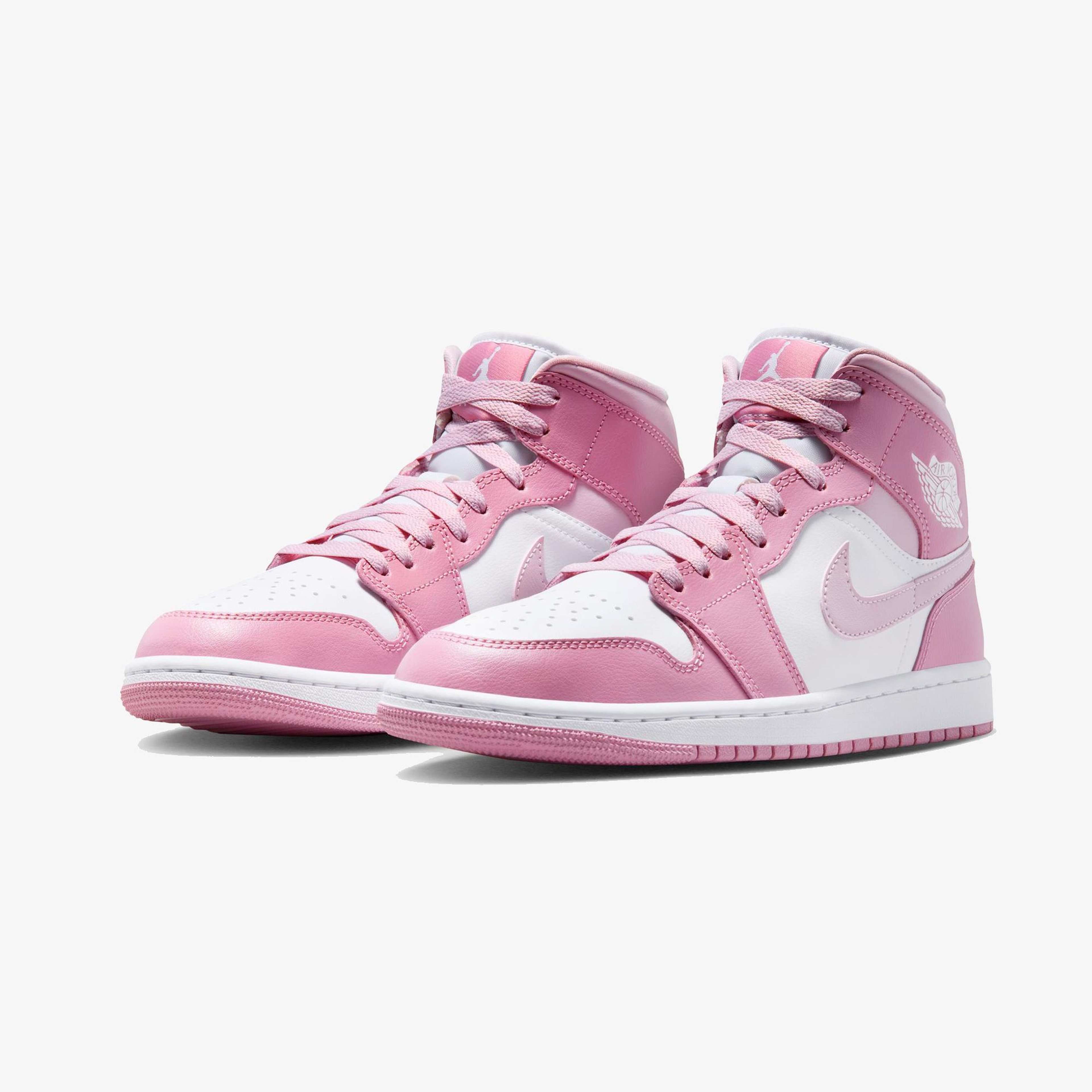 Jordan Air Jordan 1 Mid Kadın Kırmızı Spor Ayakkabı