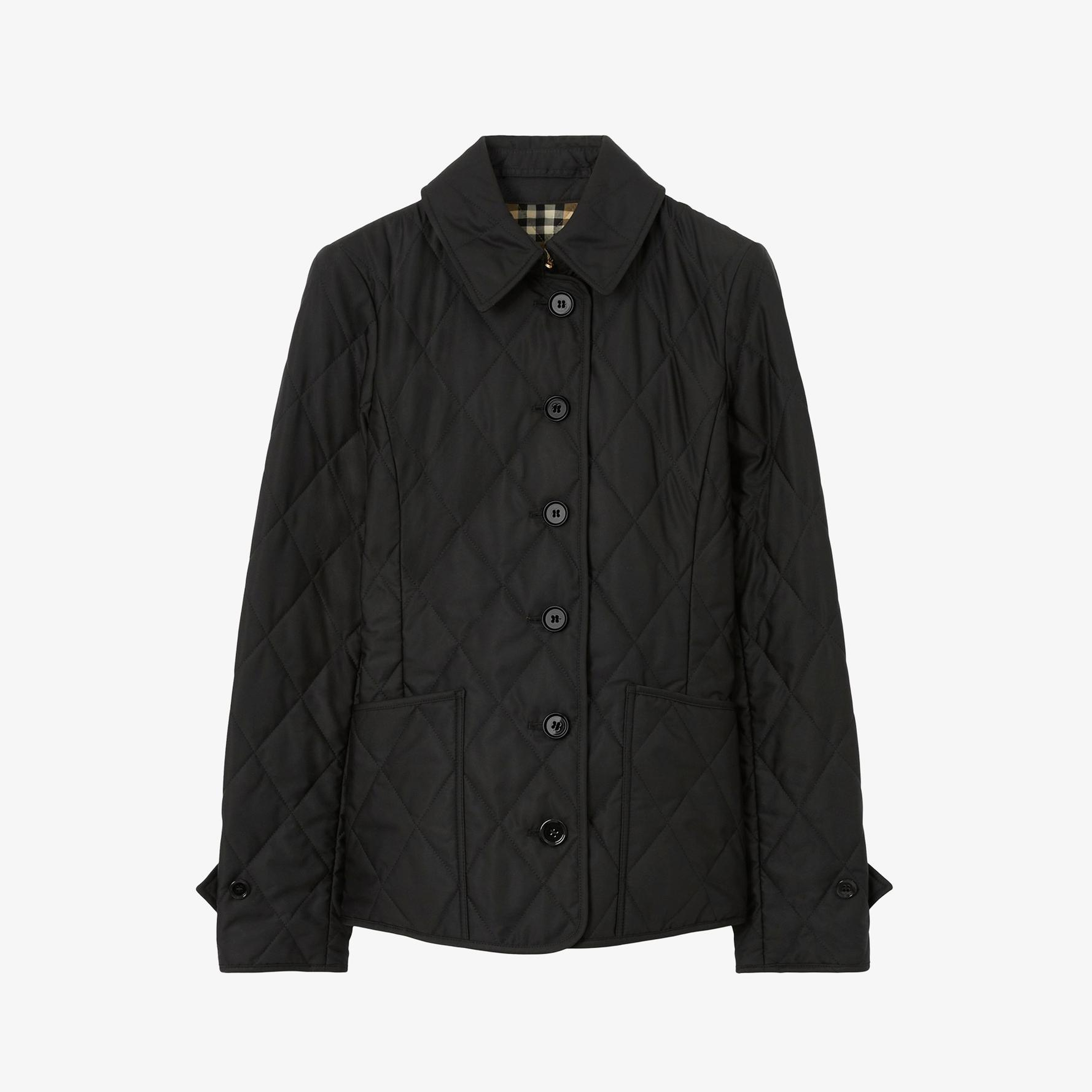 Burberry Fernleigh Kadın Siyah Mont