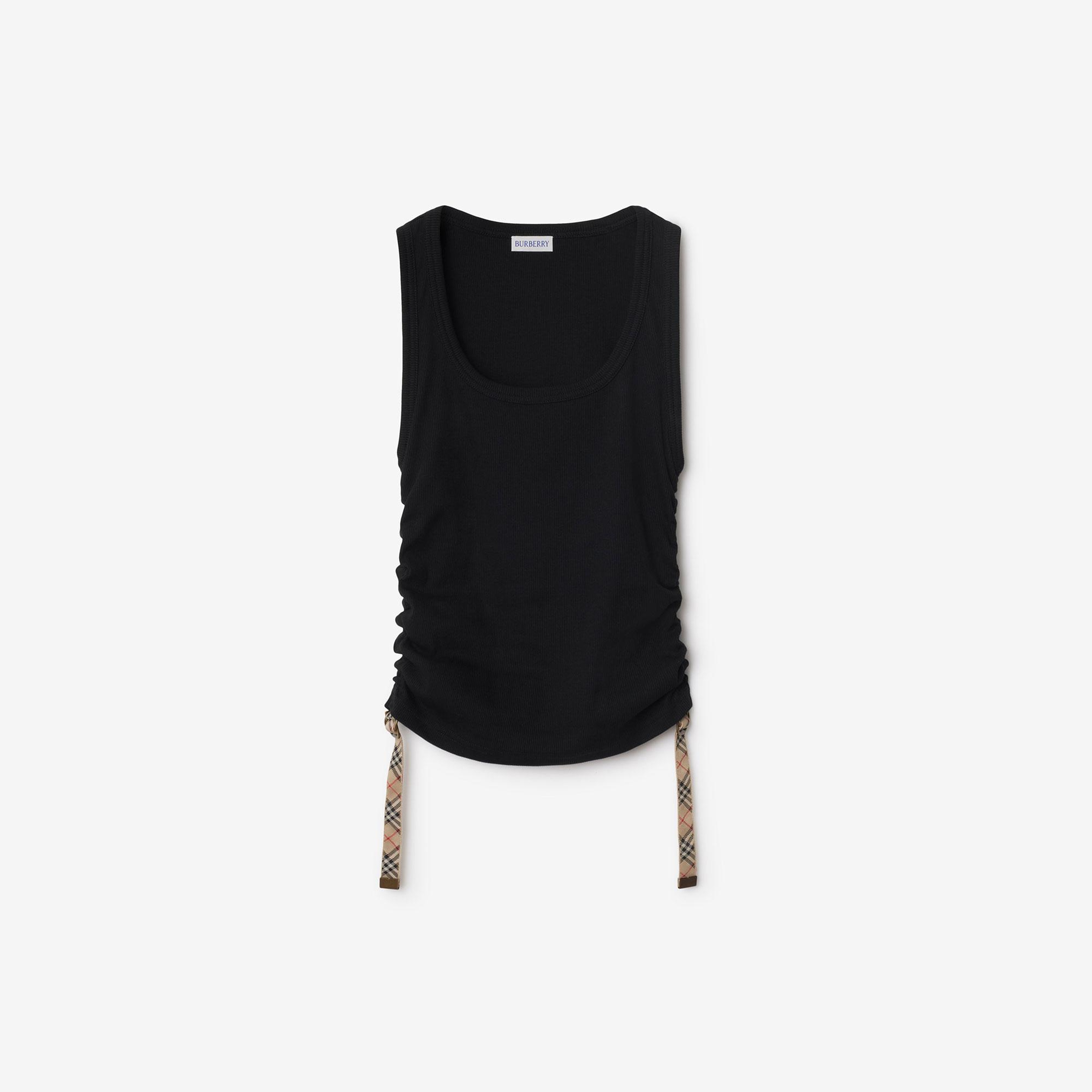 Burberry Festival Tank Kadın Siyah T-Shirt