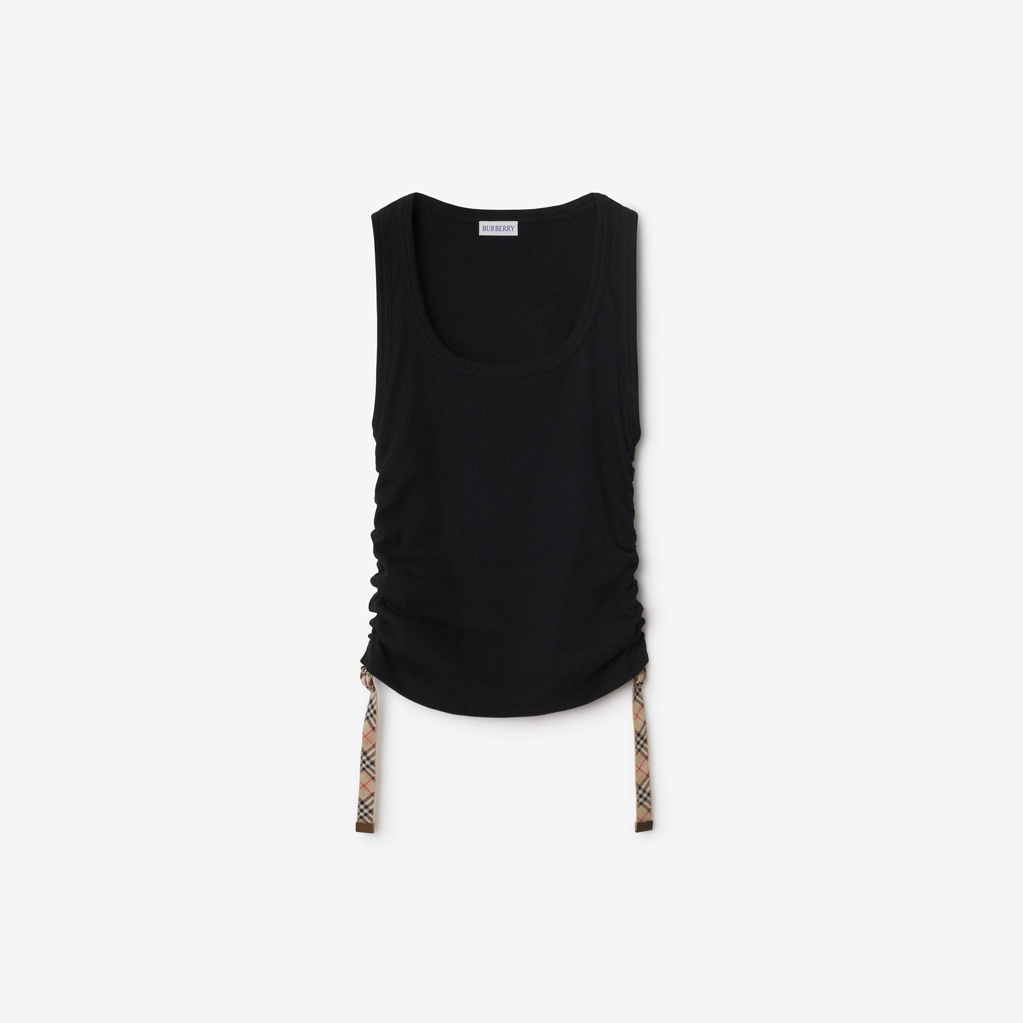 Burberry Festival Tank Kadın Siyah T-Shirt