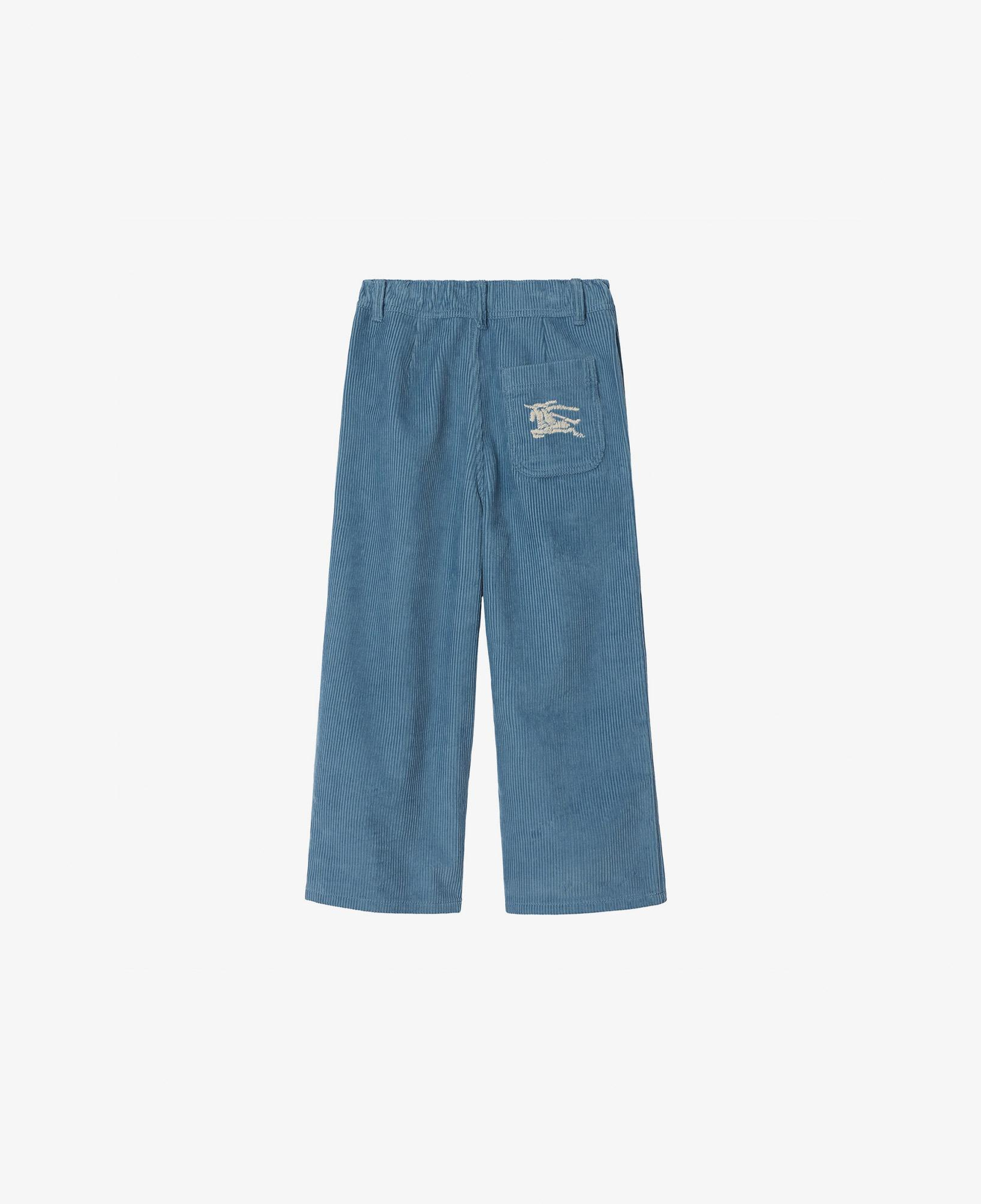 Burberry Corduroy Çocuk Mavi Pantolon