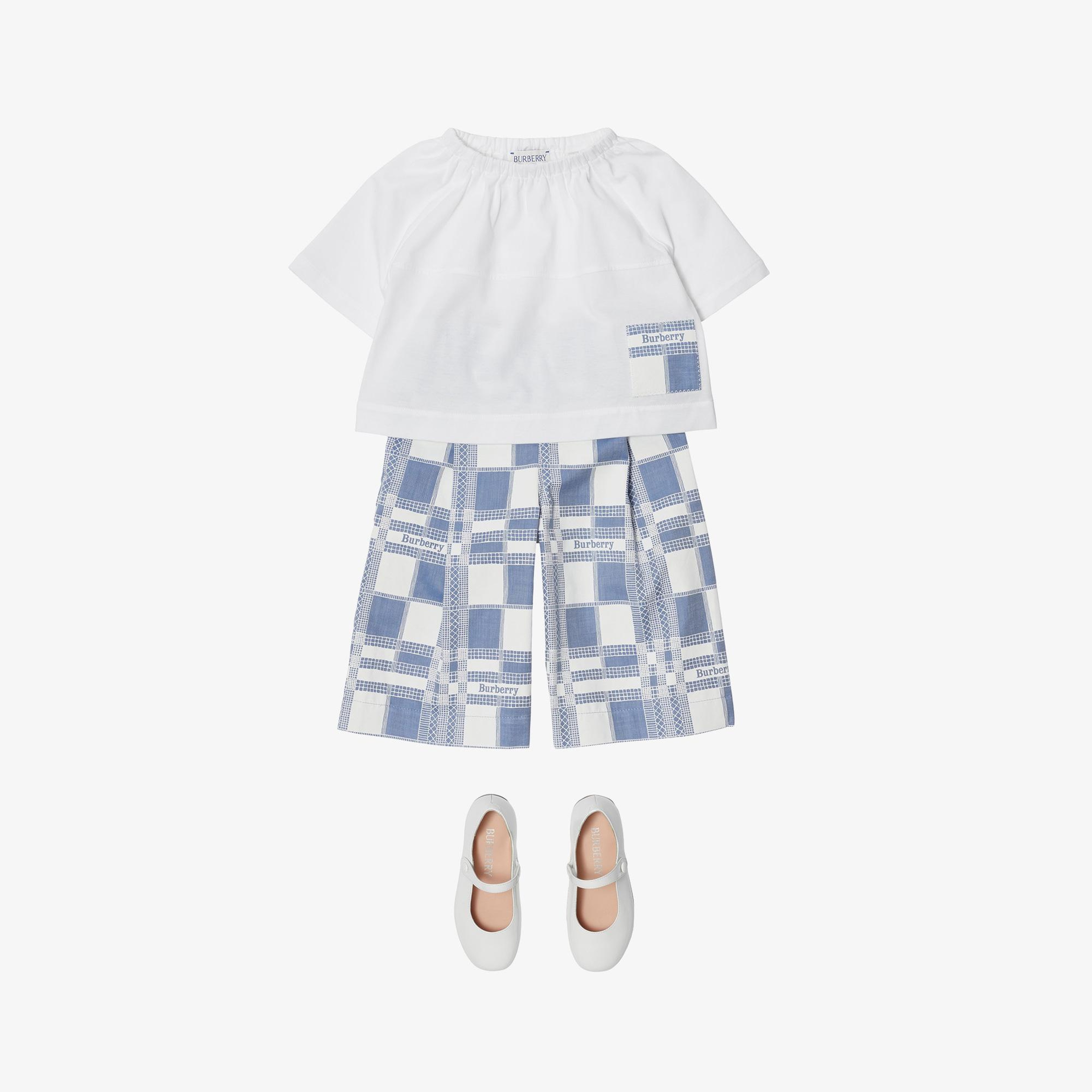Burberry Çocuk Mavi Pantolon